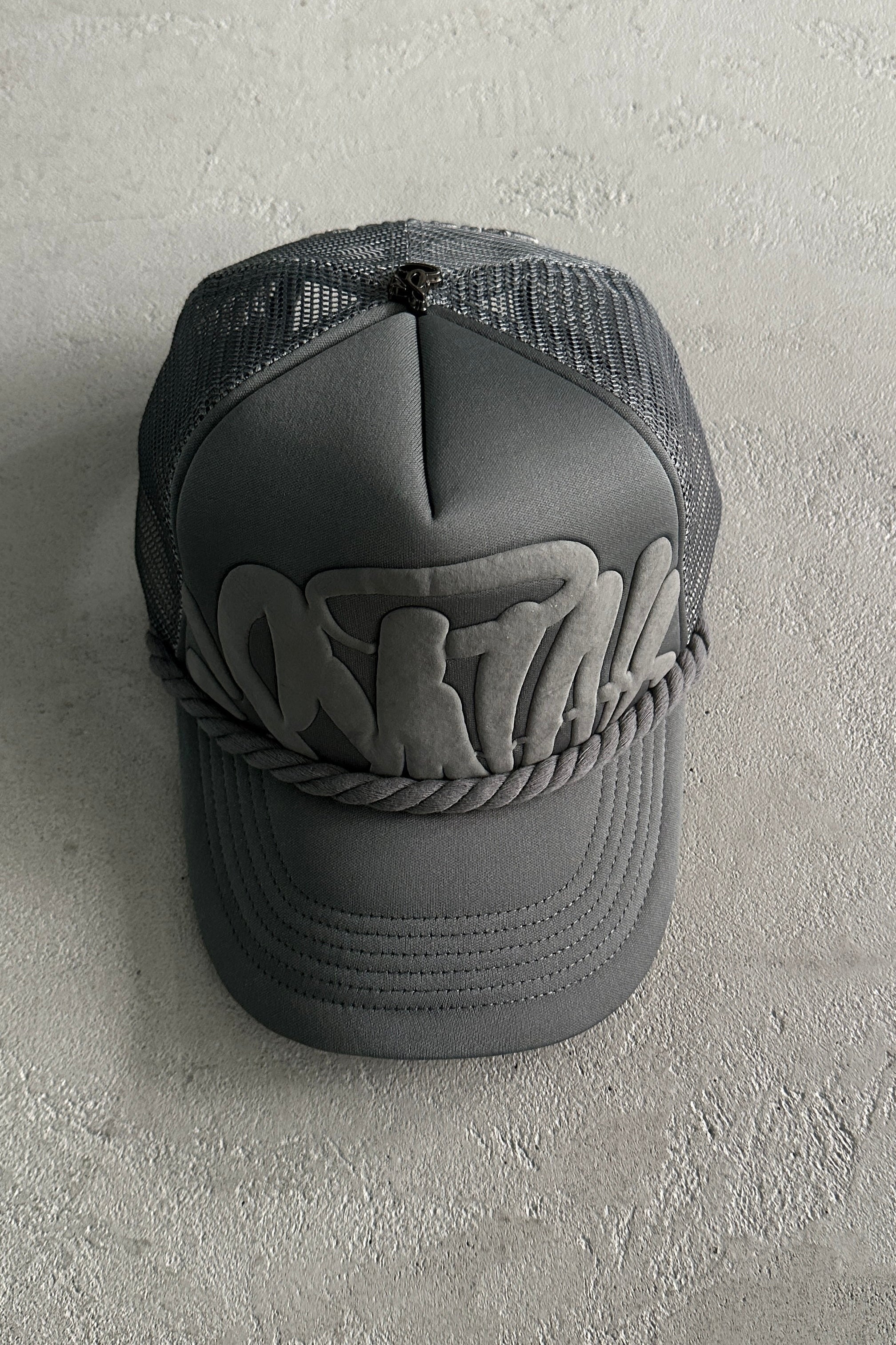 Syna World Rope Trucker Hat – Grey - MAGIC CITY
