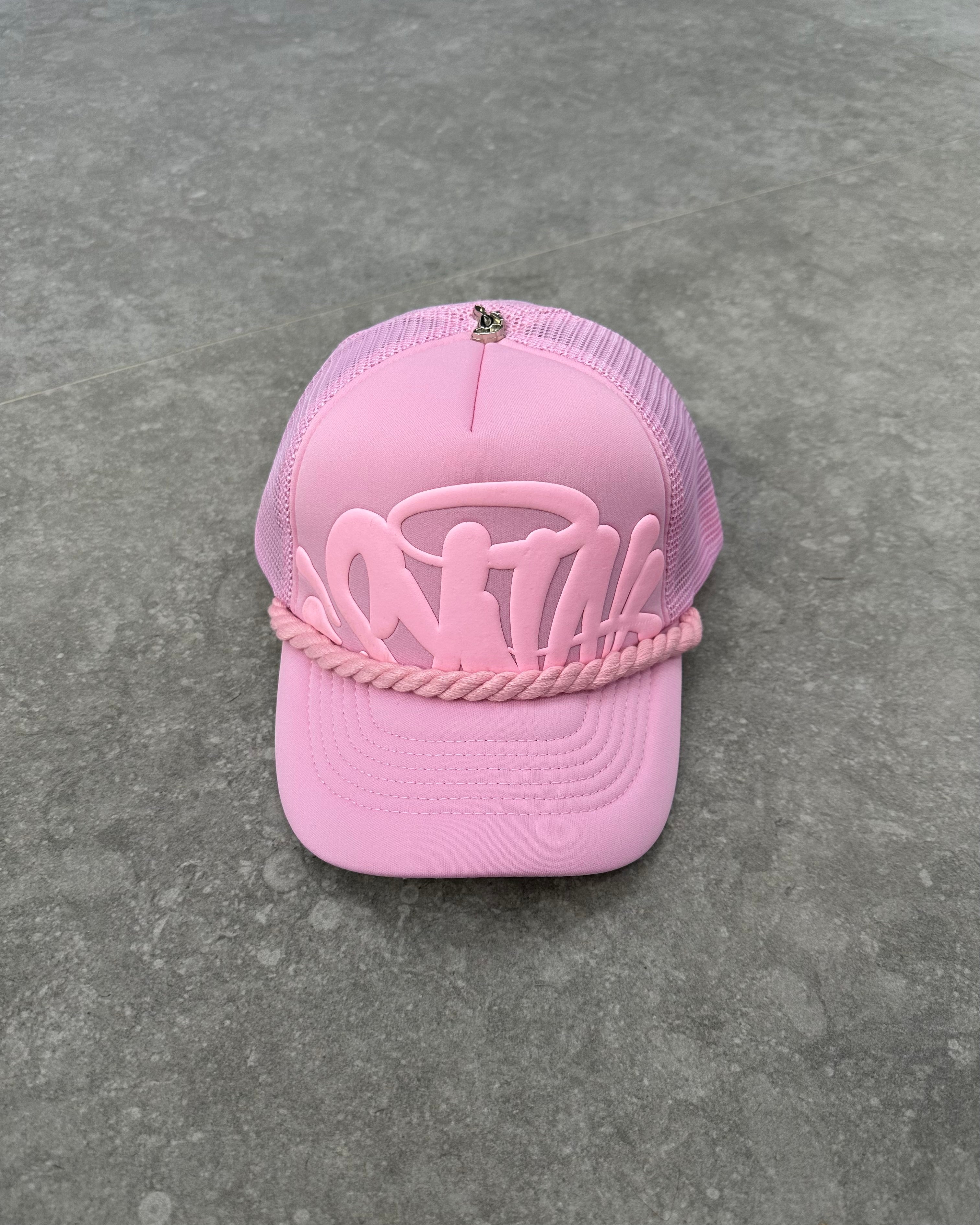 Syna World Rope Trucker Hat – Pink