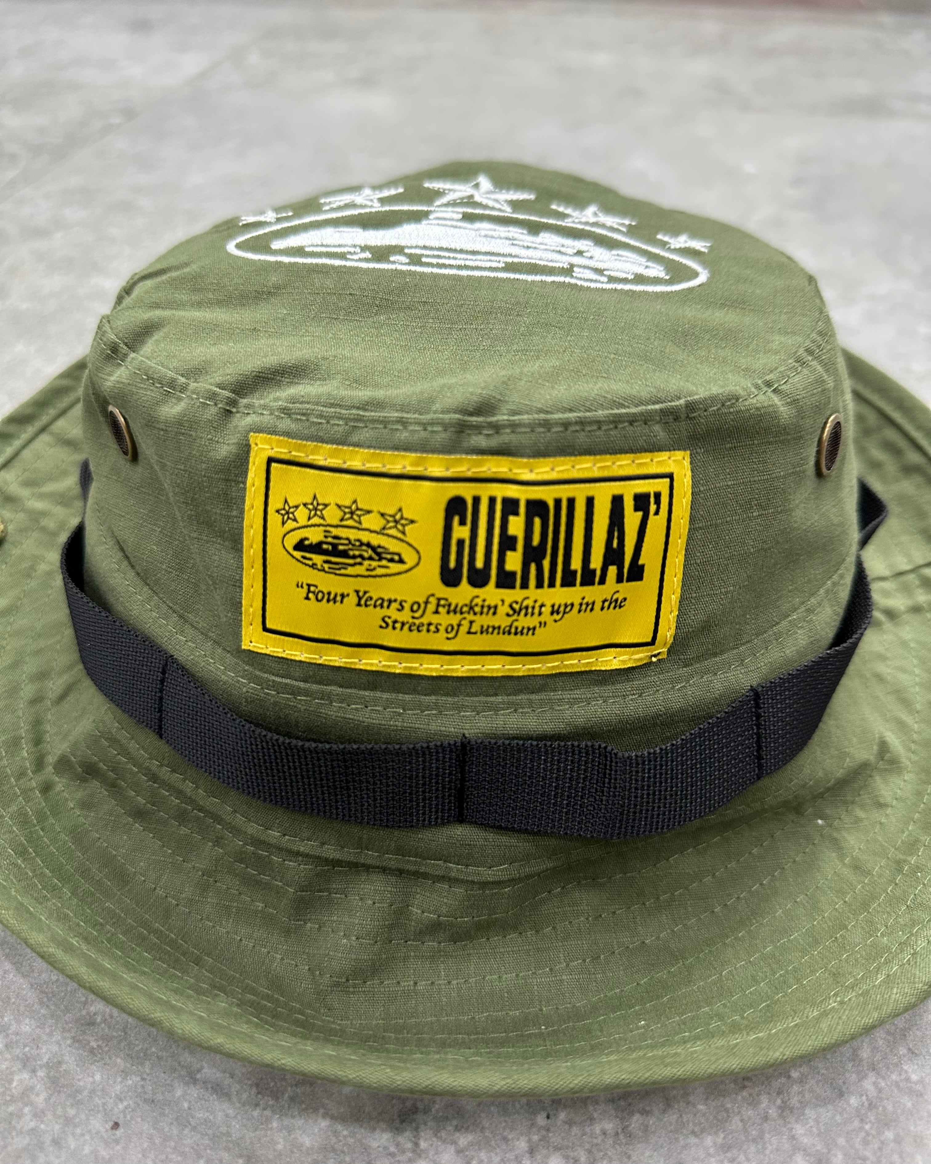 Corteiz OG Guerillaz Bucket Hat - Green