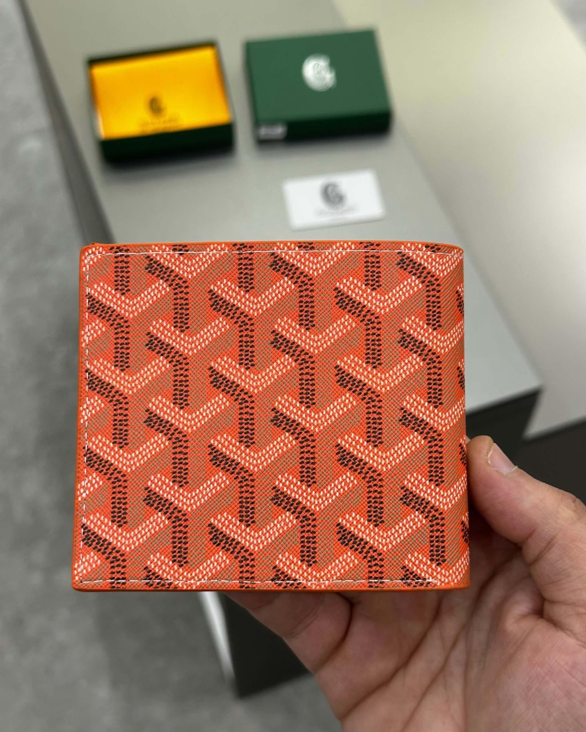 Goyard Victoire Wallet Orange