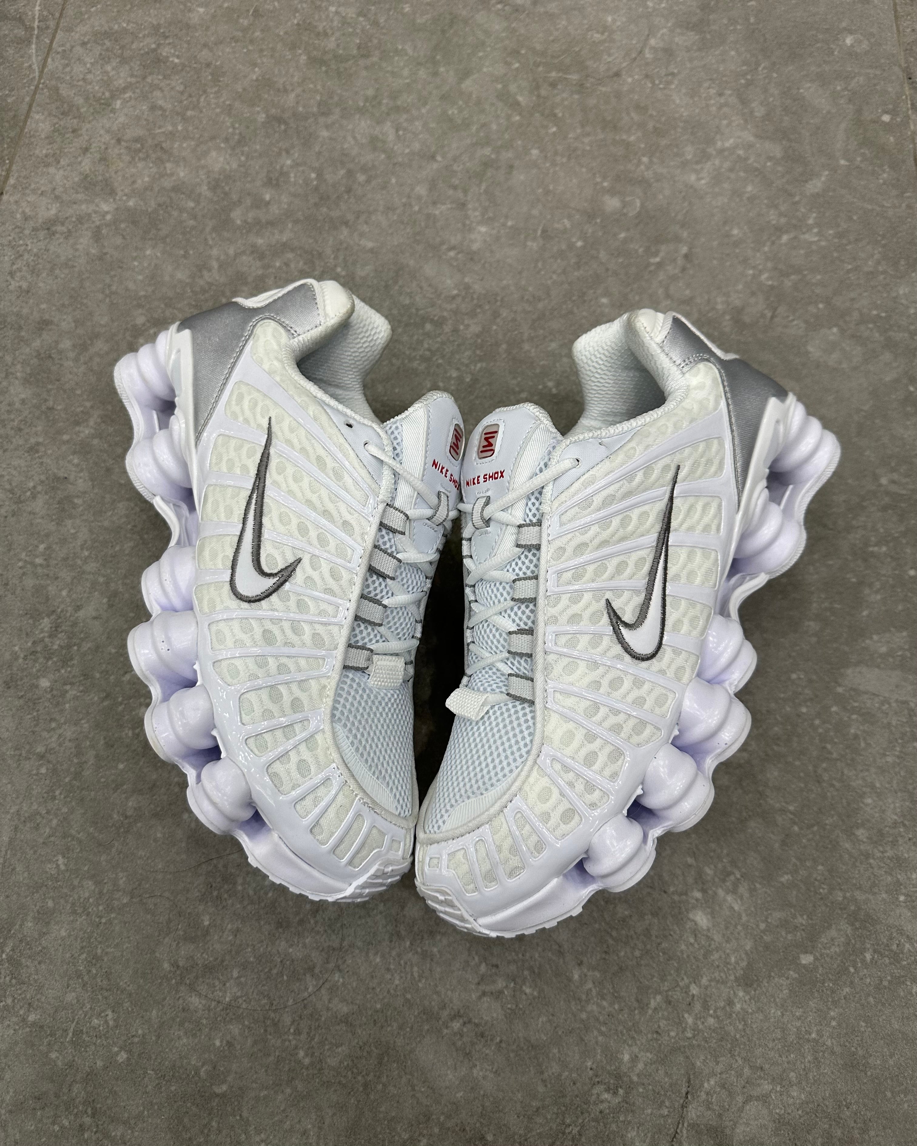Nike Shox TL White Metallic Silver