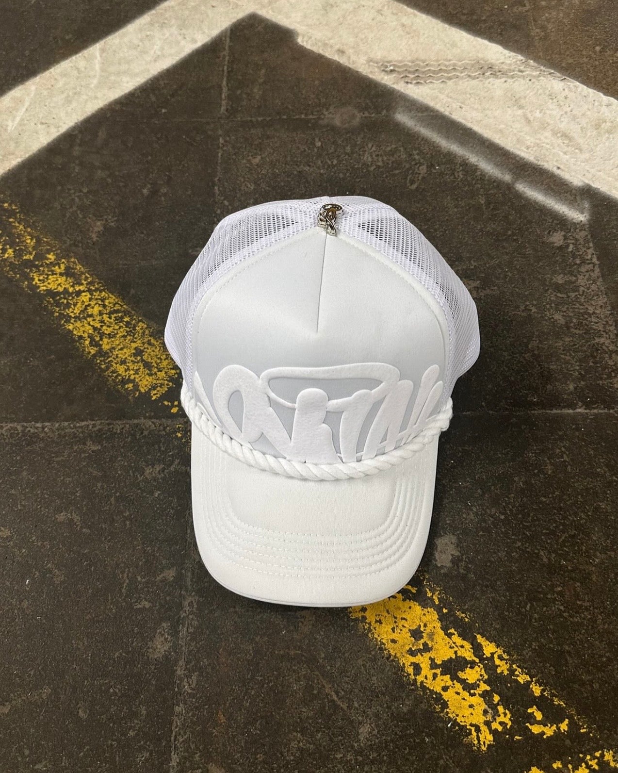 Syna World Rope Trucker Hat – White