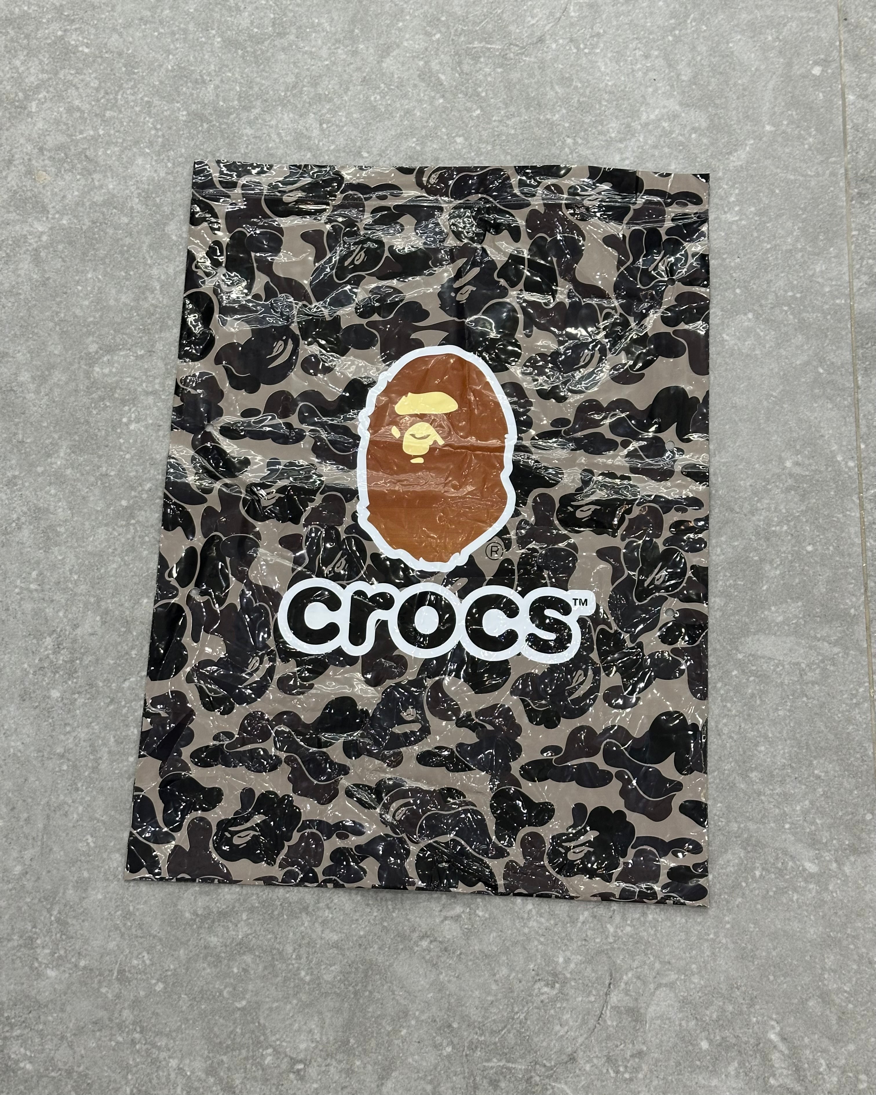 Crocs X A Bathing Ape ABC
Camo Black (Friends & Family)