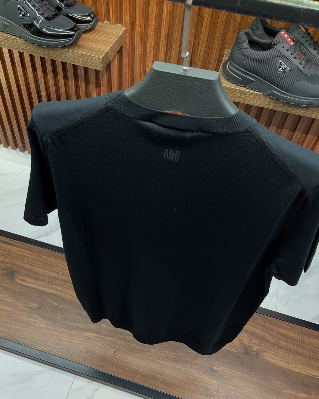 Ami De Coeur Organic Cotton Black Tee