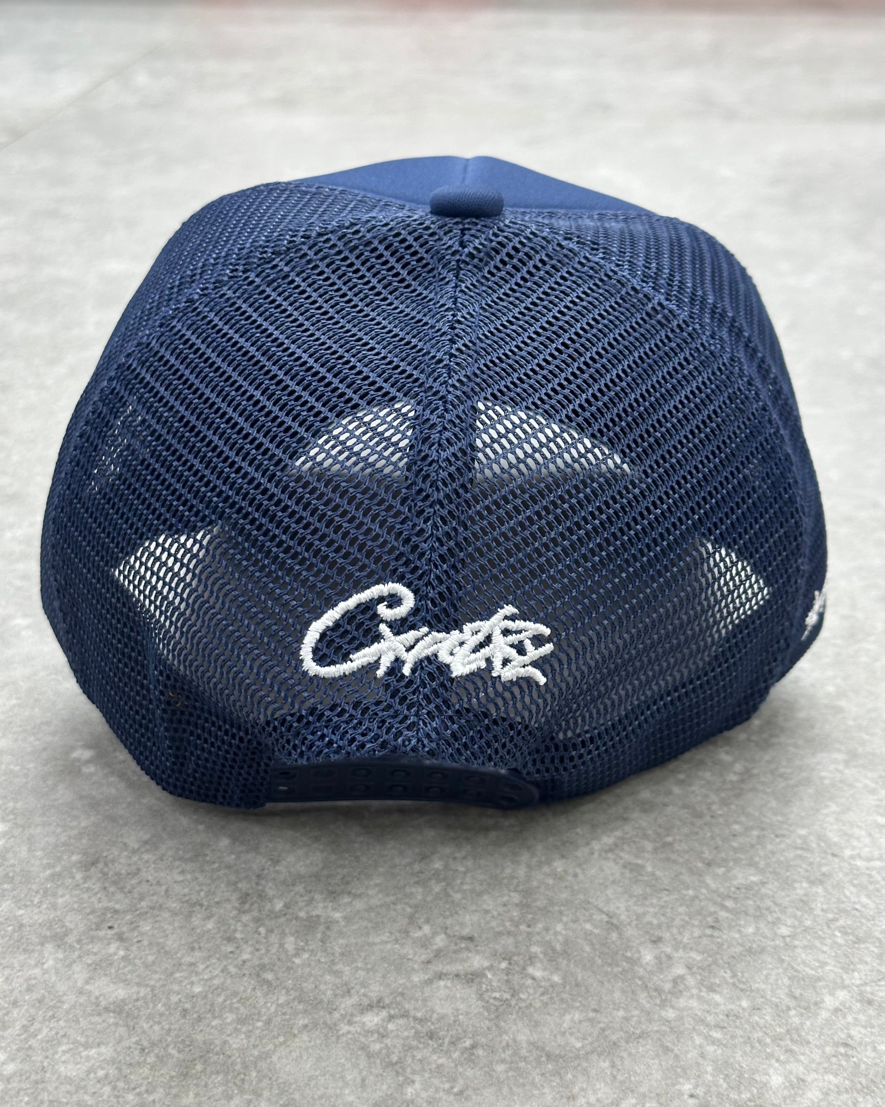 CORTEIZ 5 STARZ Alcatraz Trucker Hat – Bleu