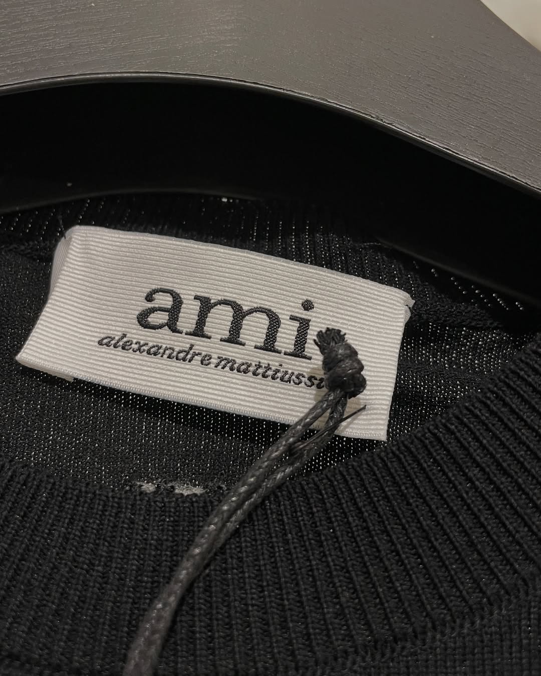 Ami De Coeur Organic Cotton Black Tee