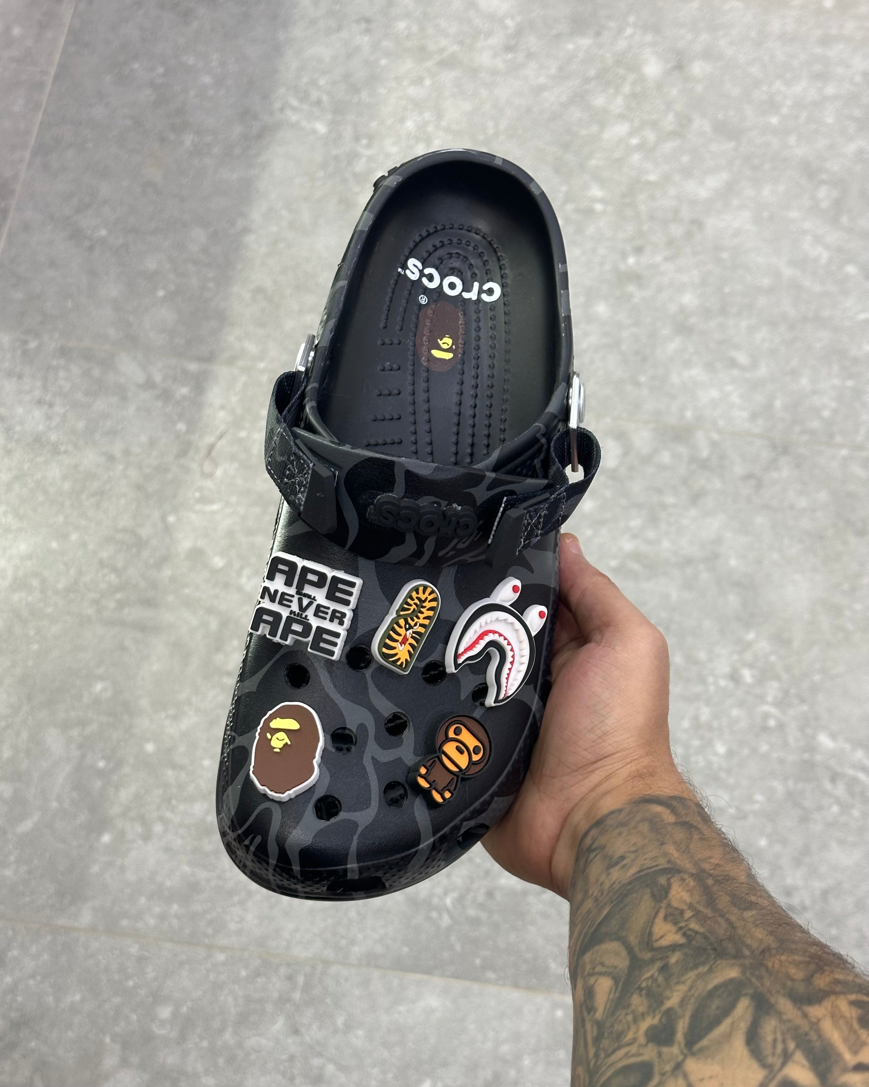 Crocs X A Bathing Ape ABC
Camo Black (Friends & Family)