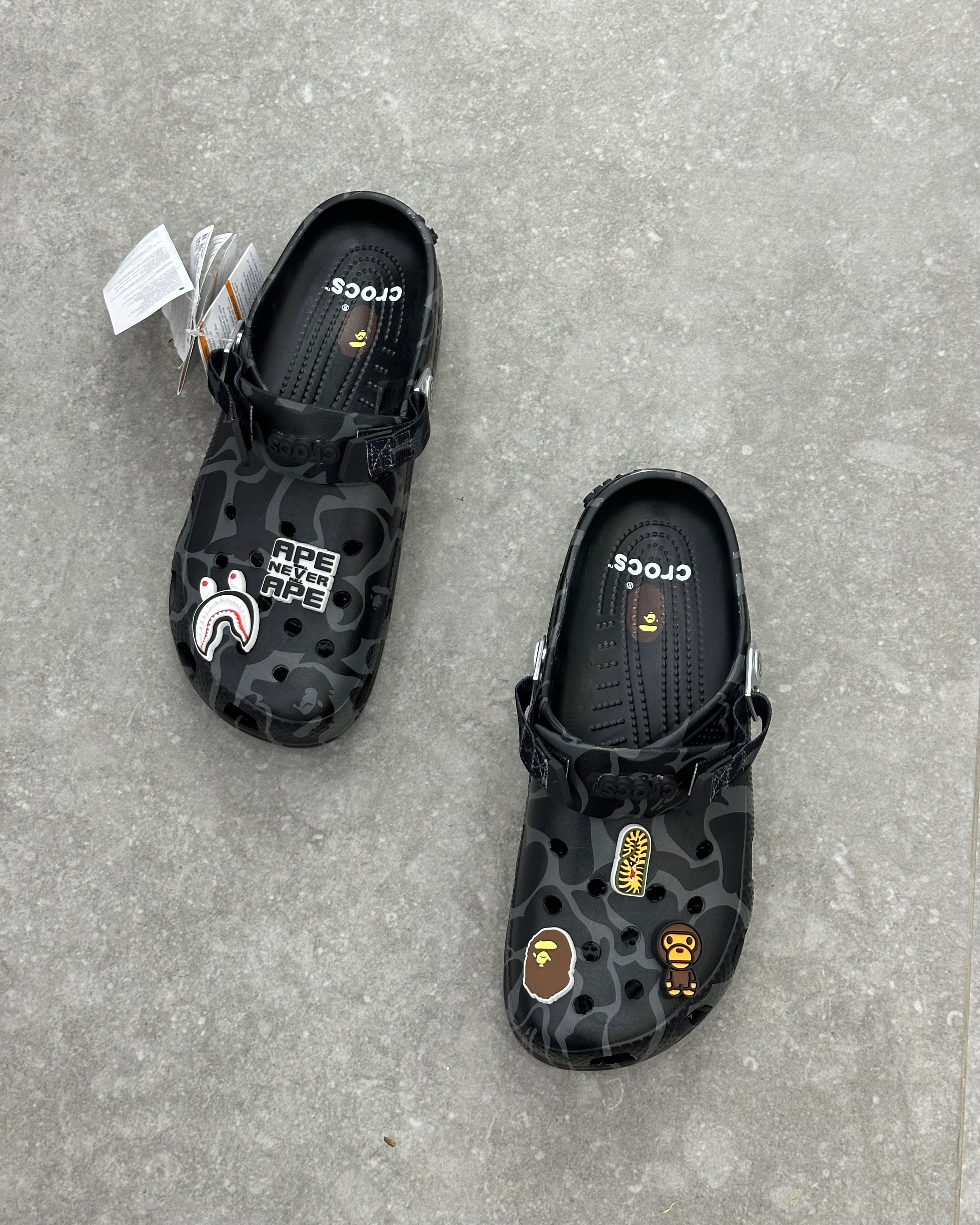 Crocs X A Bathing Ape ABC
Camo Black (Friends & Family)