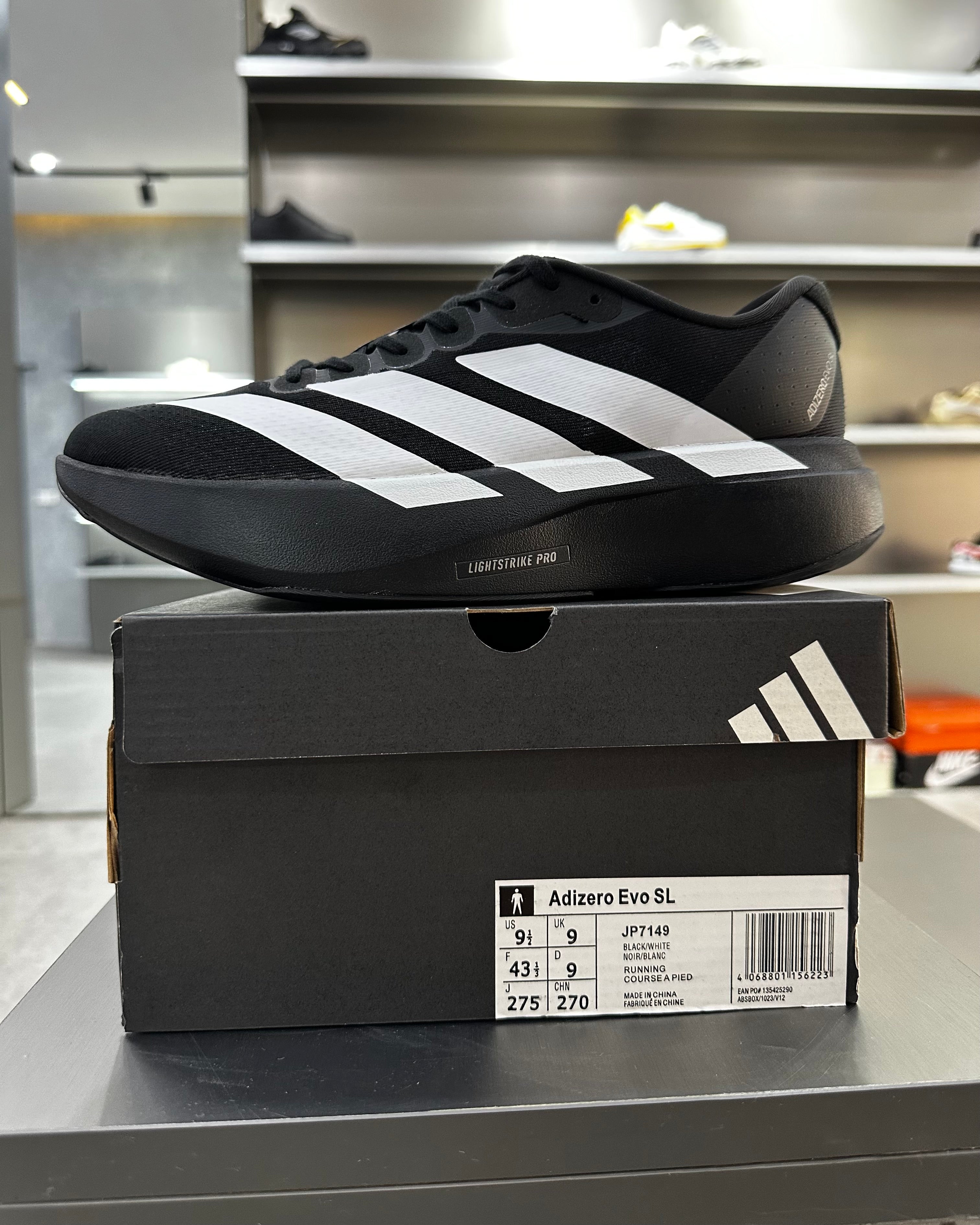 Adidas Adizero Evo SL Black White