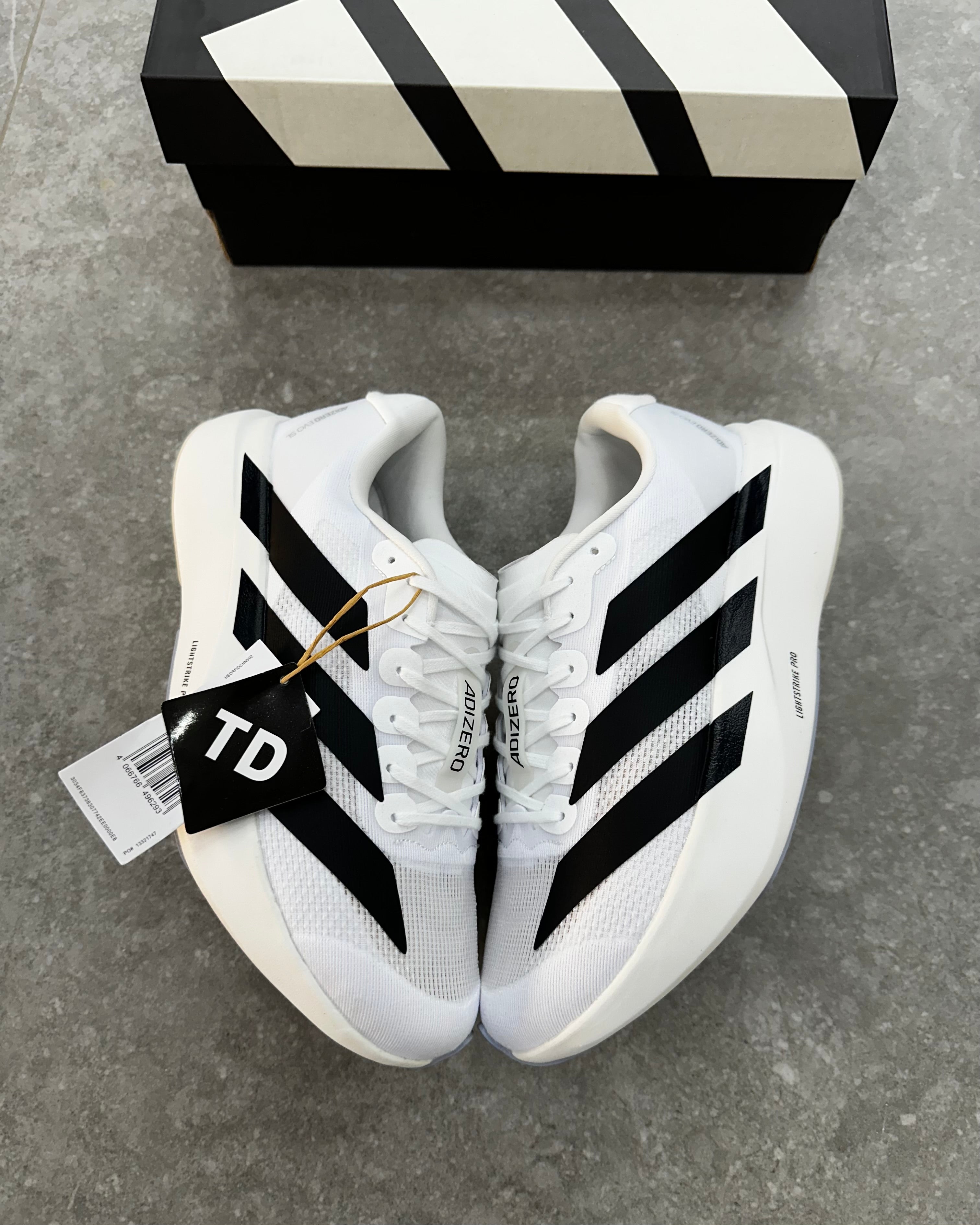Adidas Adizero Evo SL White Black