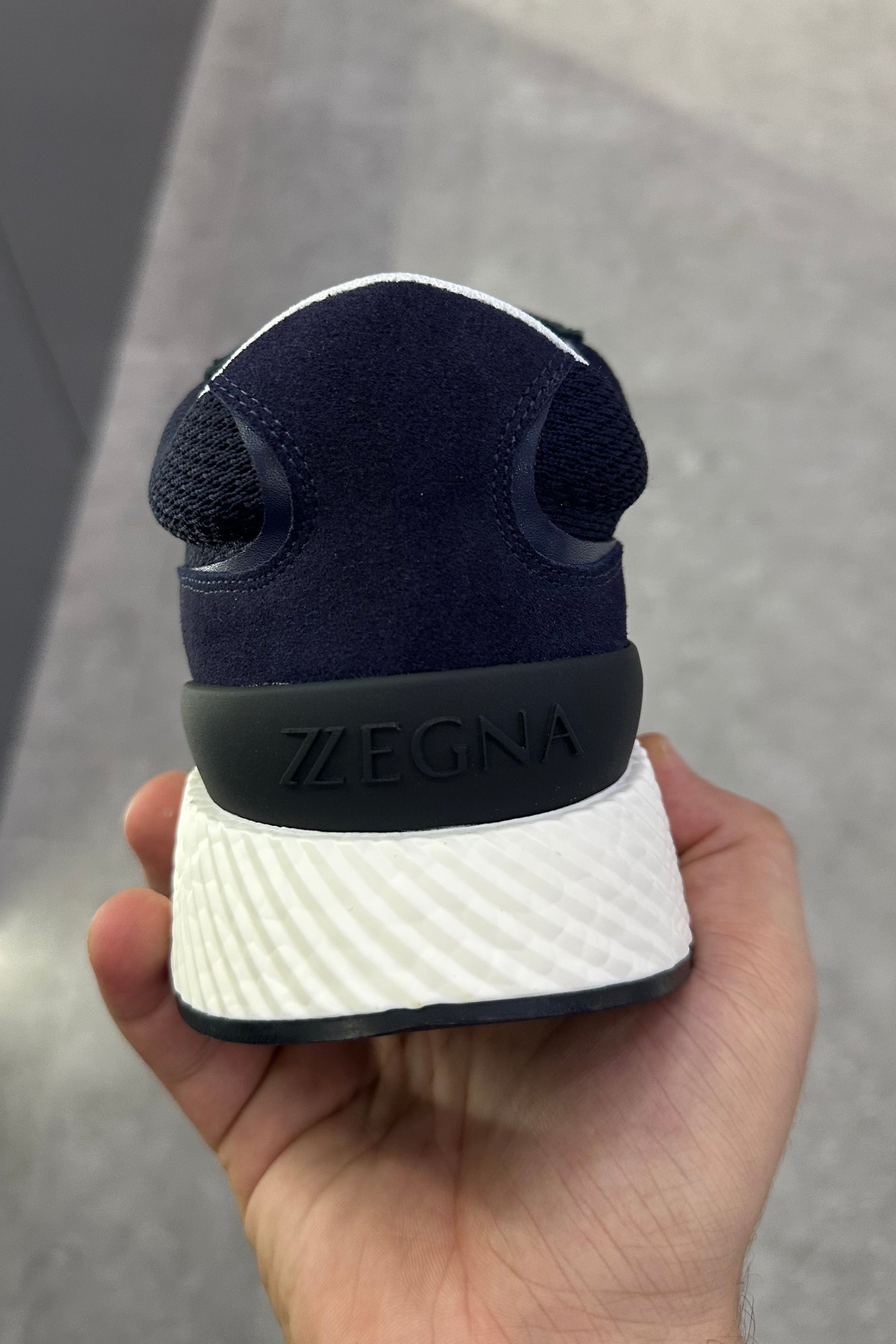 Zegna Techmerino Wool Sneakers - Bleu - MAGIC CITY