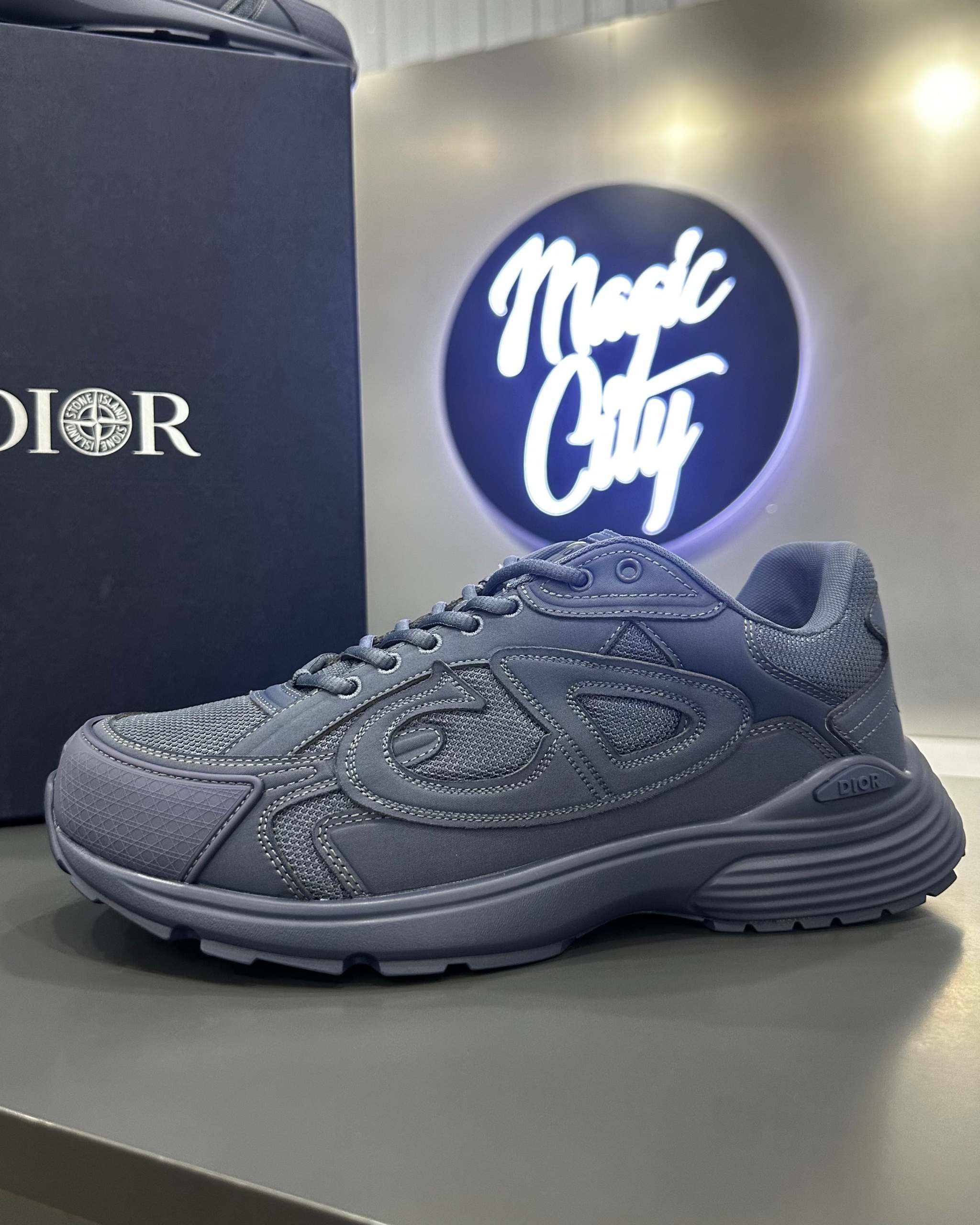 Dior x Stone island B30 Bleu Technical Mesh
