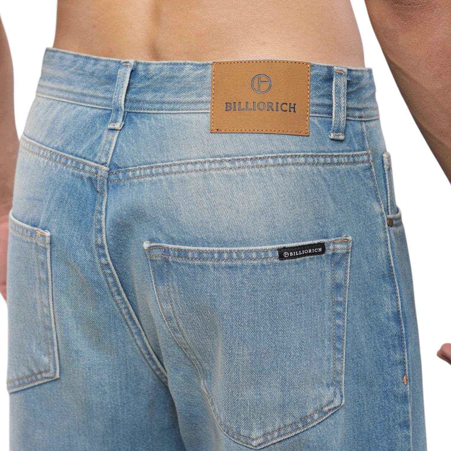 Billiorich Pantalon large en denim - MAGIC CITY