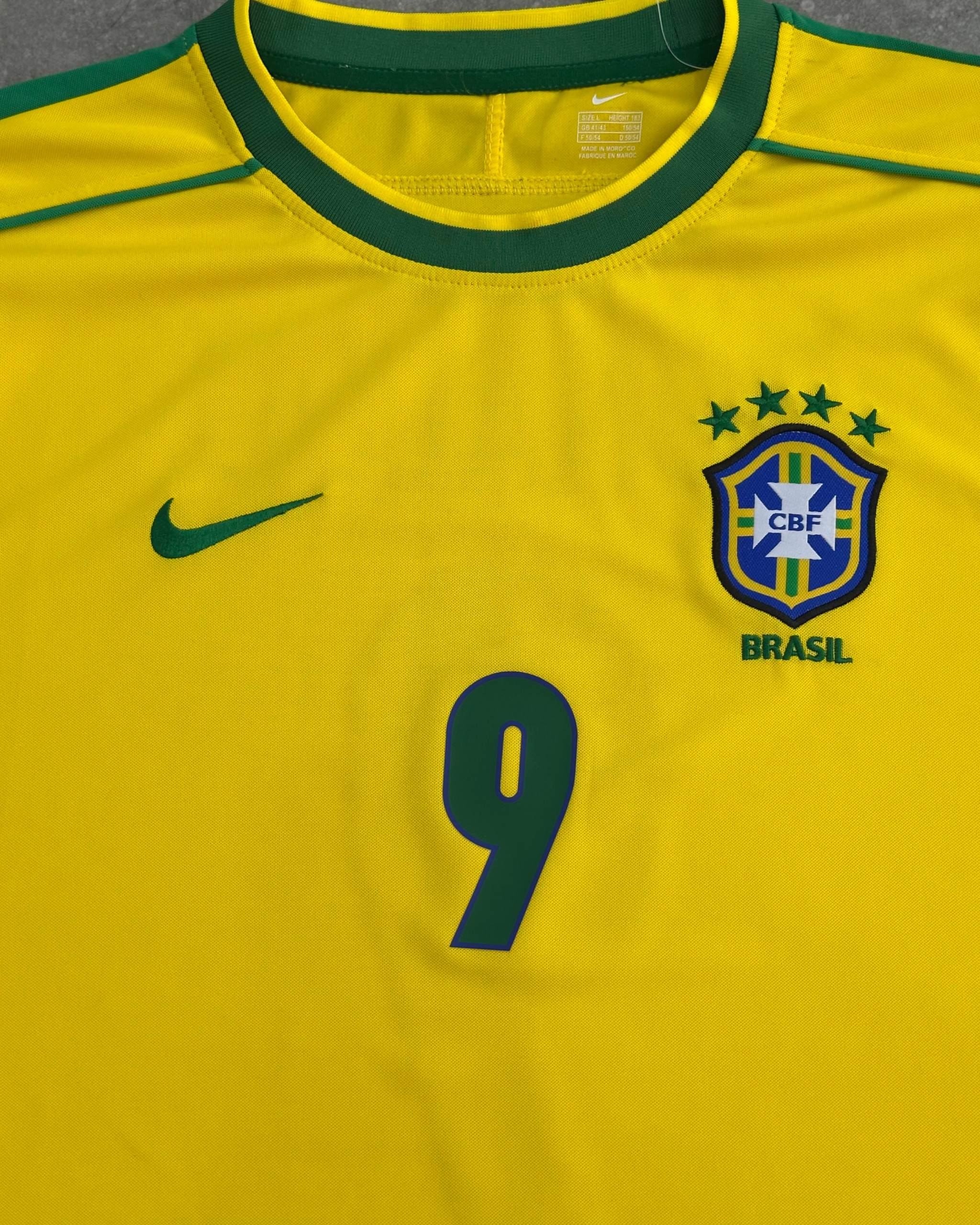 Nike Brazil 1998 Reissue Soccer Replica Jersey Varsity Ronaldo