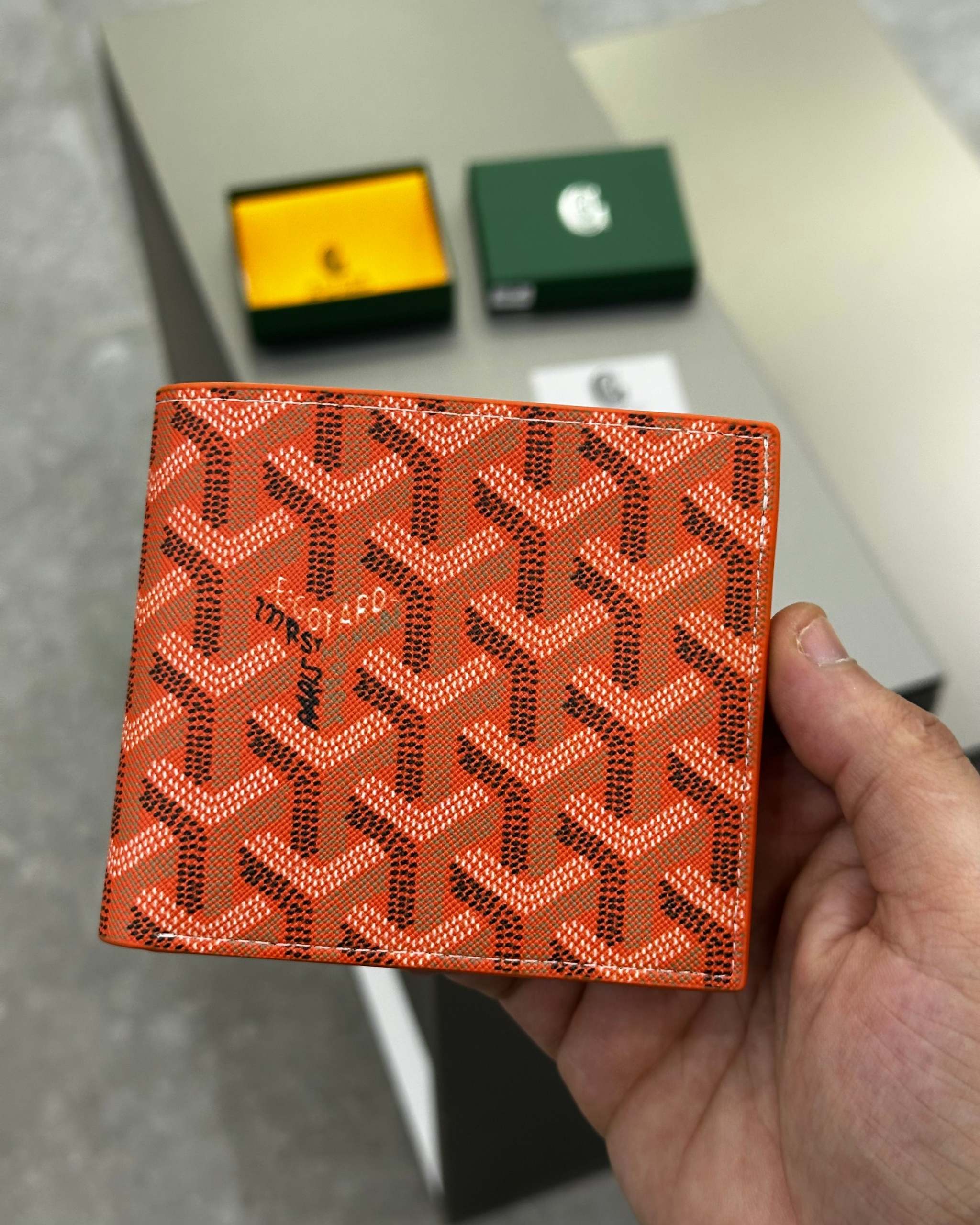 Goyard Victoire Wallet Orange