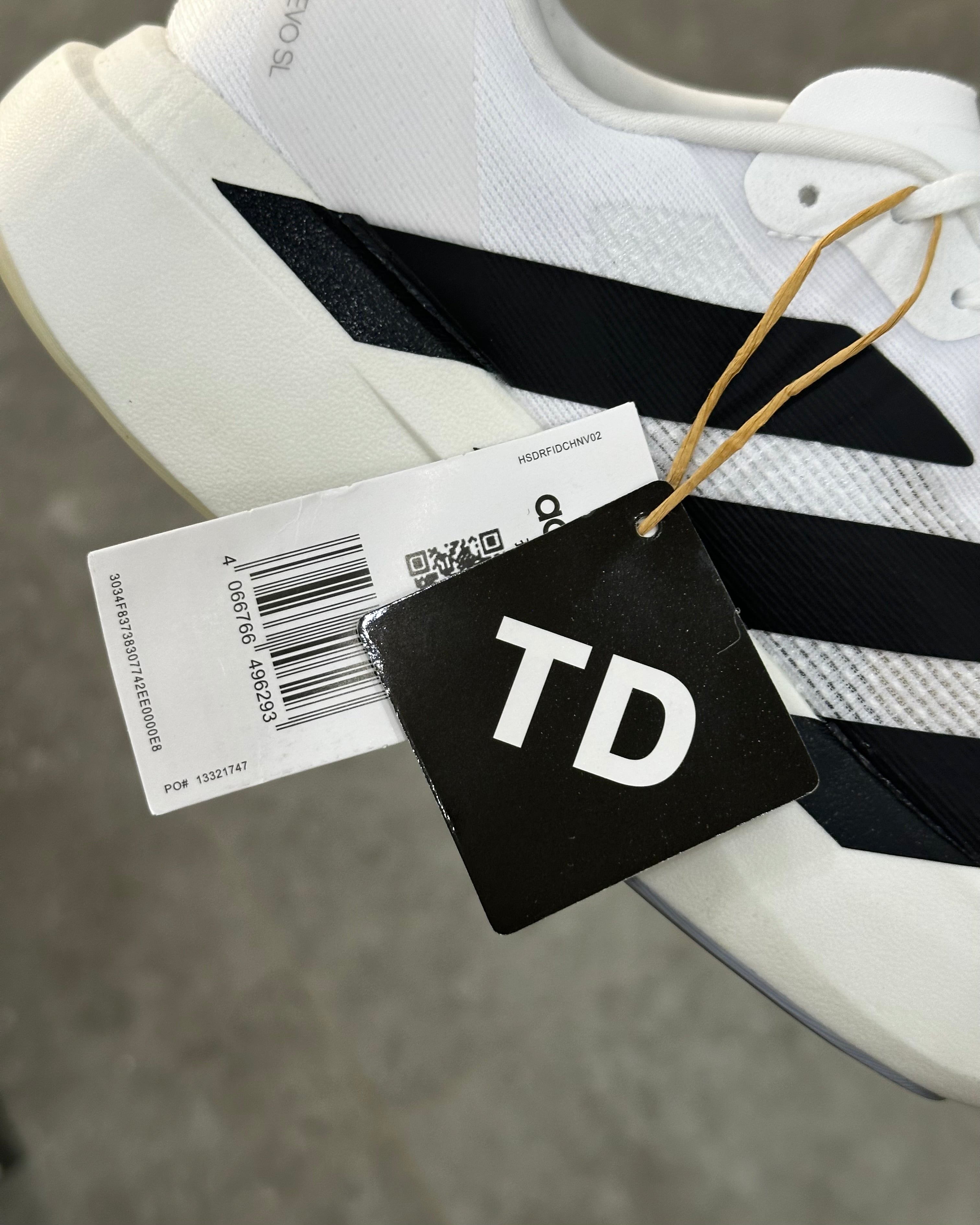 Adidas Adizero Evo SL White Black