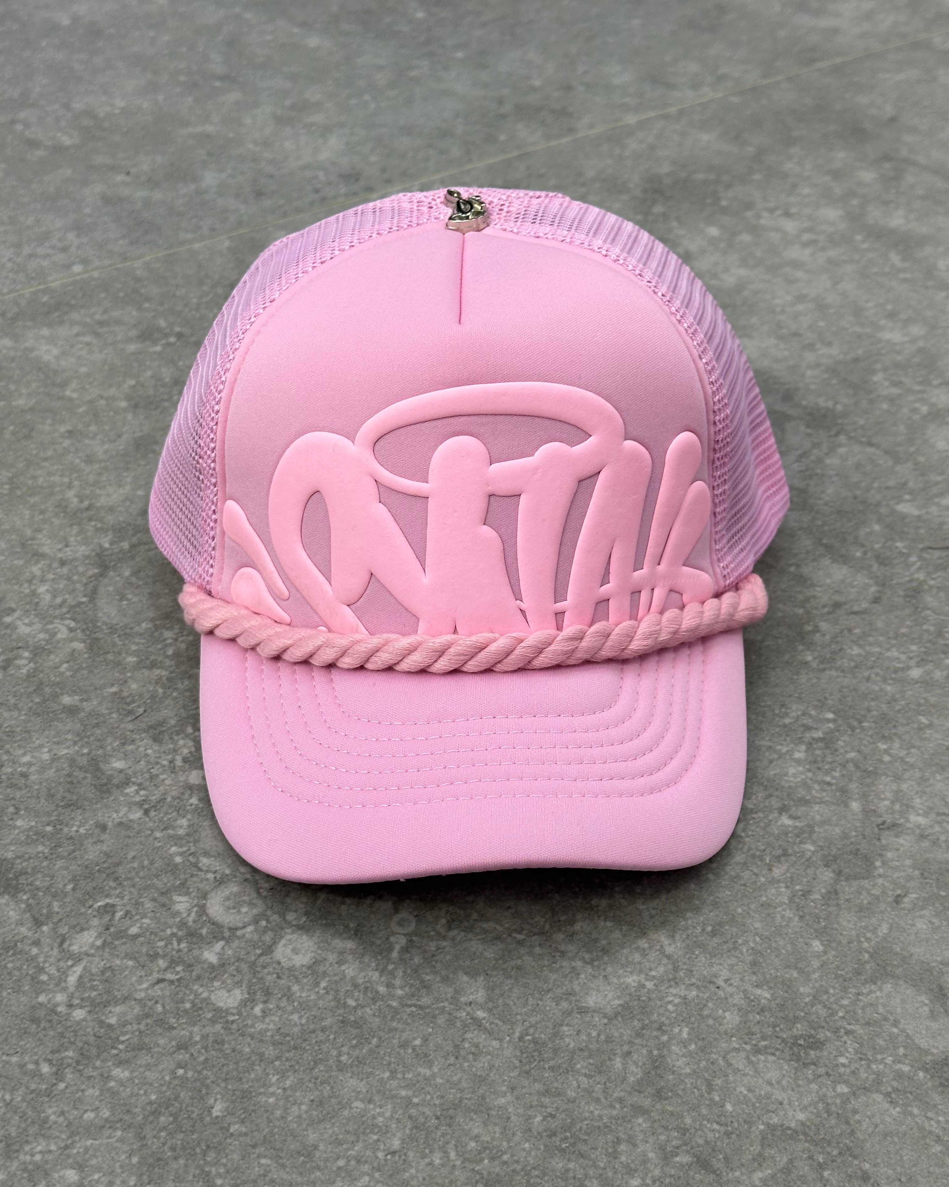 Syna World Rope Trucker Hat – Pink