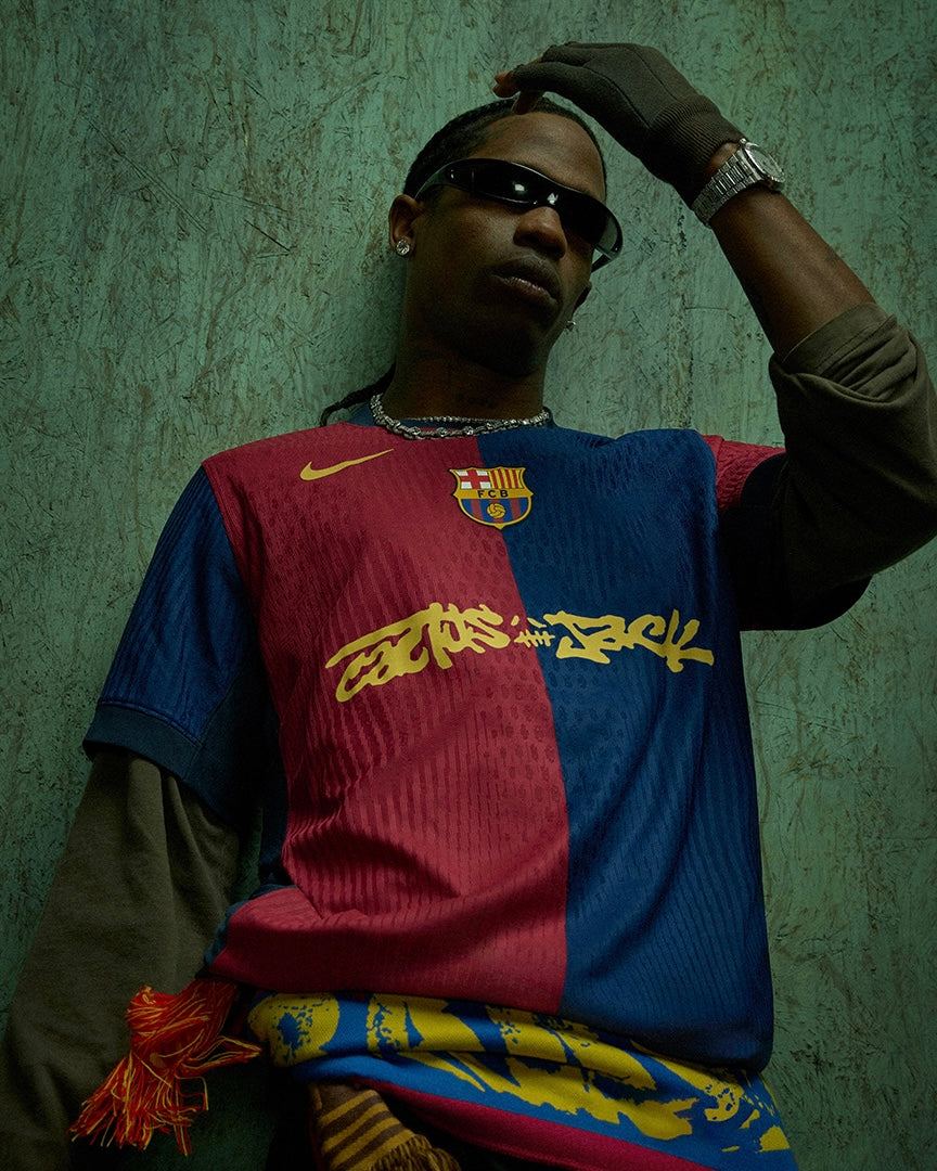 FC Barcelona × Travis Scott Limited
Edition Match Home 2025