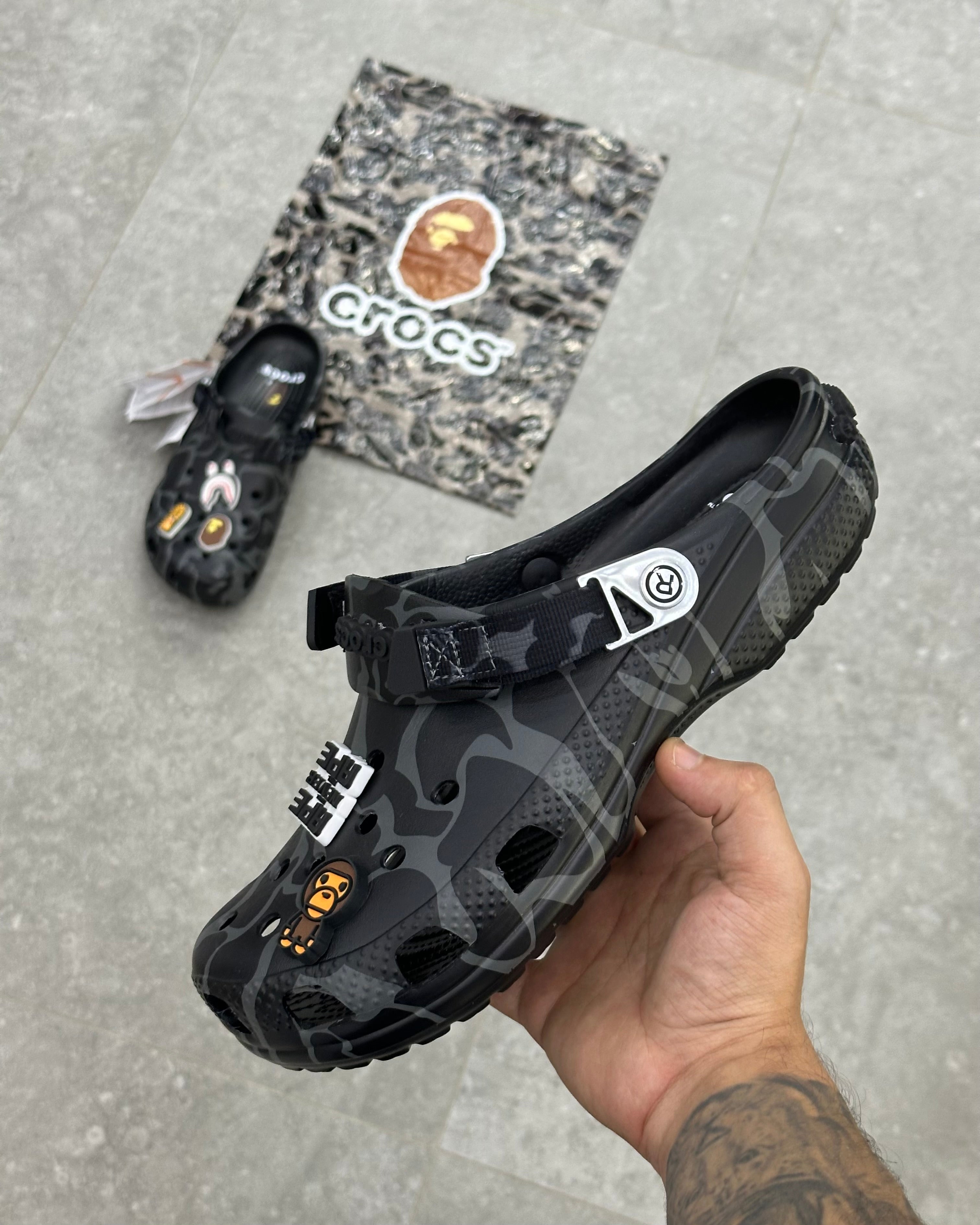Crocs X A Bathing Ape ABC
Camo Black (Friends & Family)