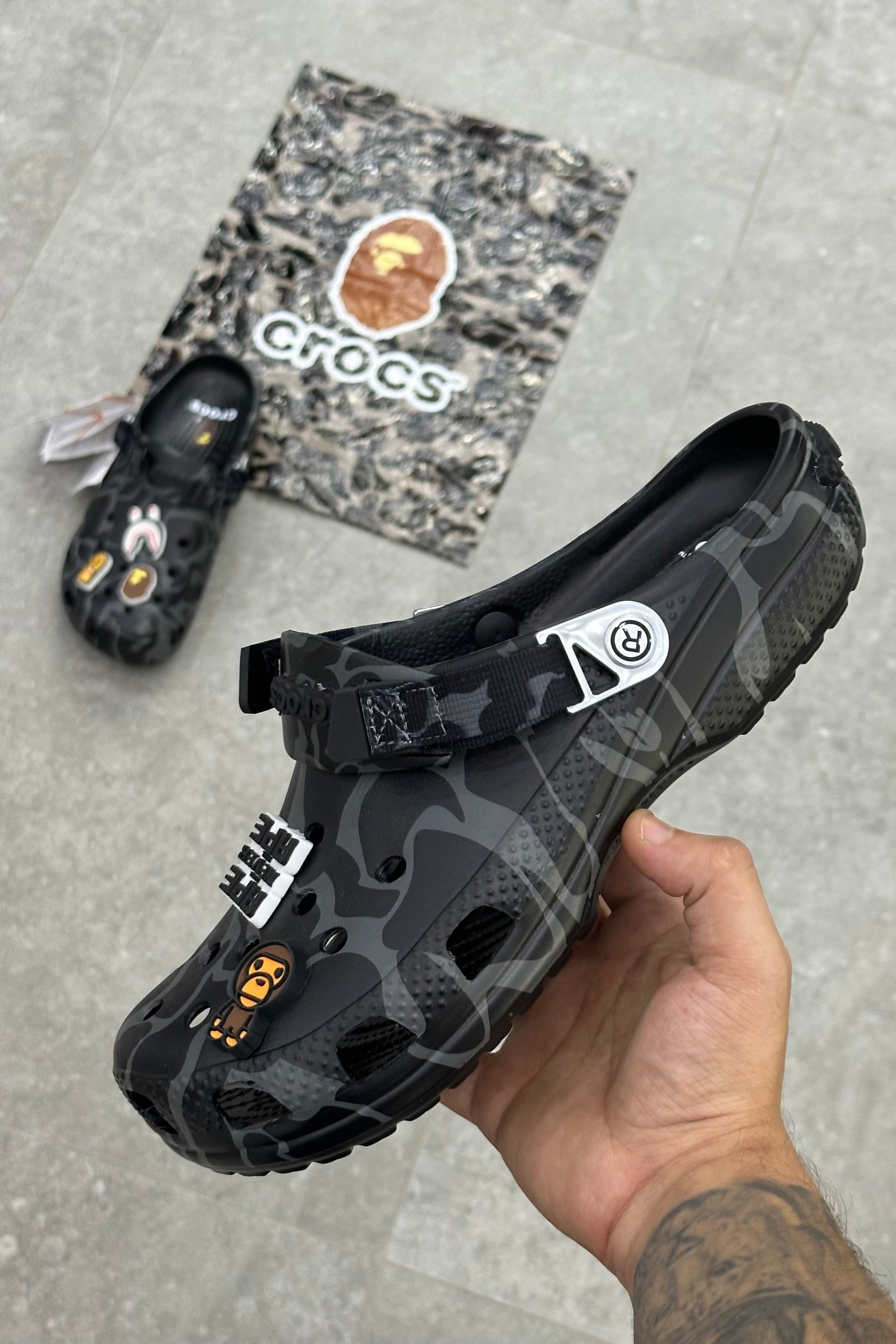 Crocs X A Bathing Ape ABC
Camo Black (Friends & Family) - MAGIC CITY