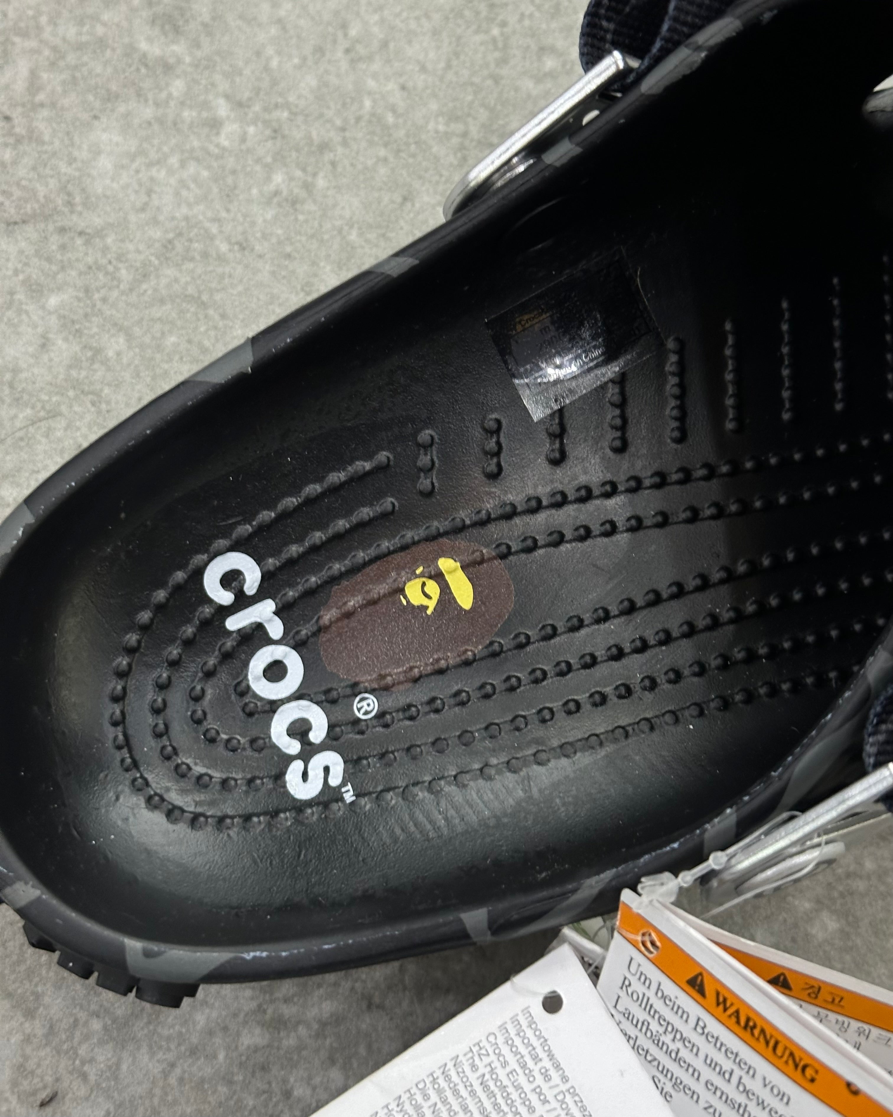 Crocs X A Bathing Ape ABC
Camo Black (Friends & Family)
