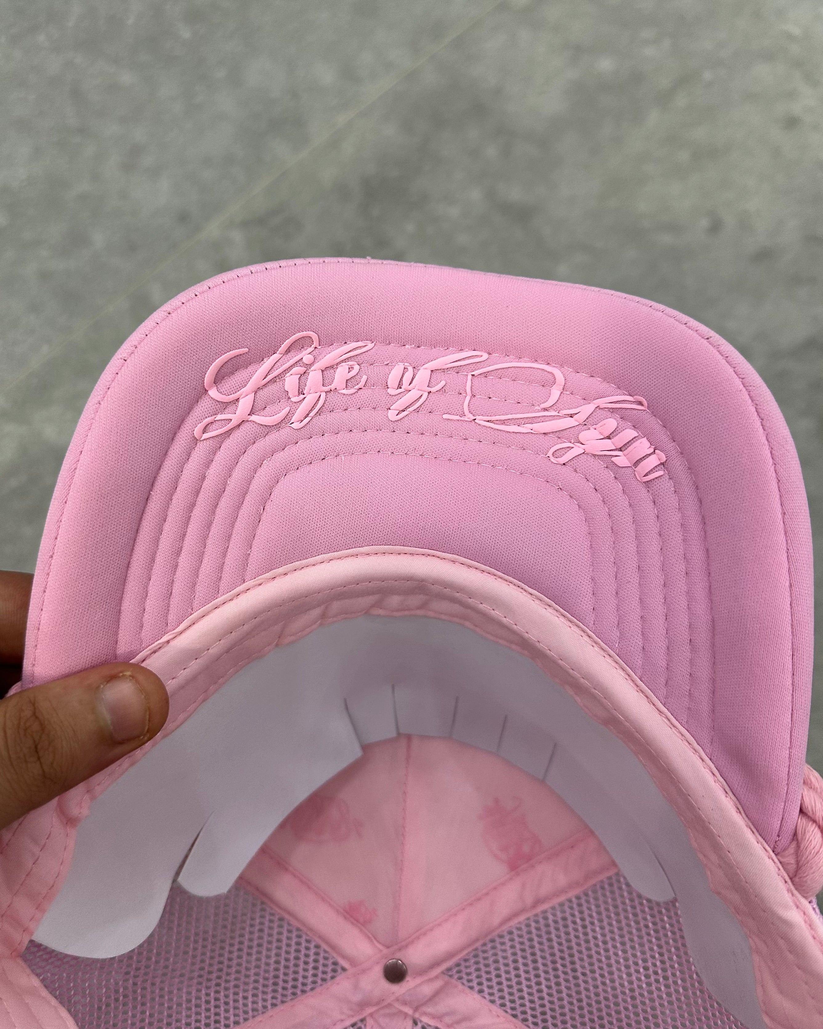 Syna World Rope Trucker Hat – Pink
