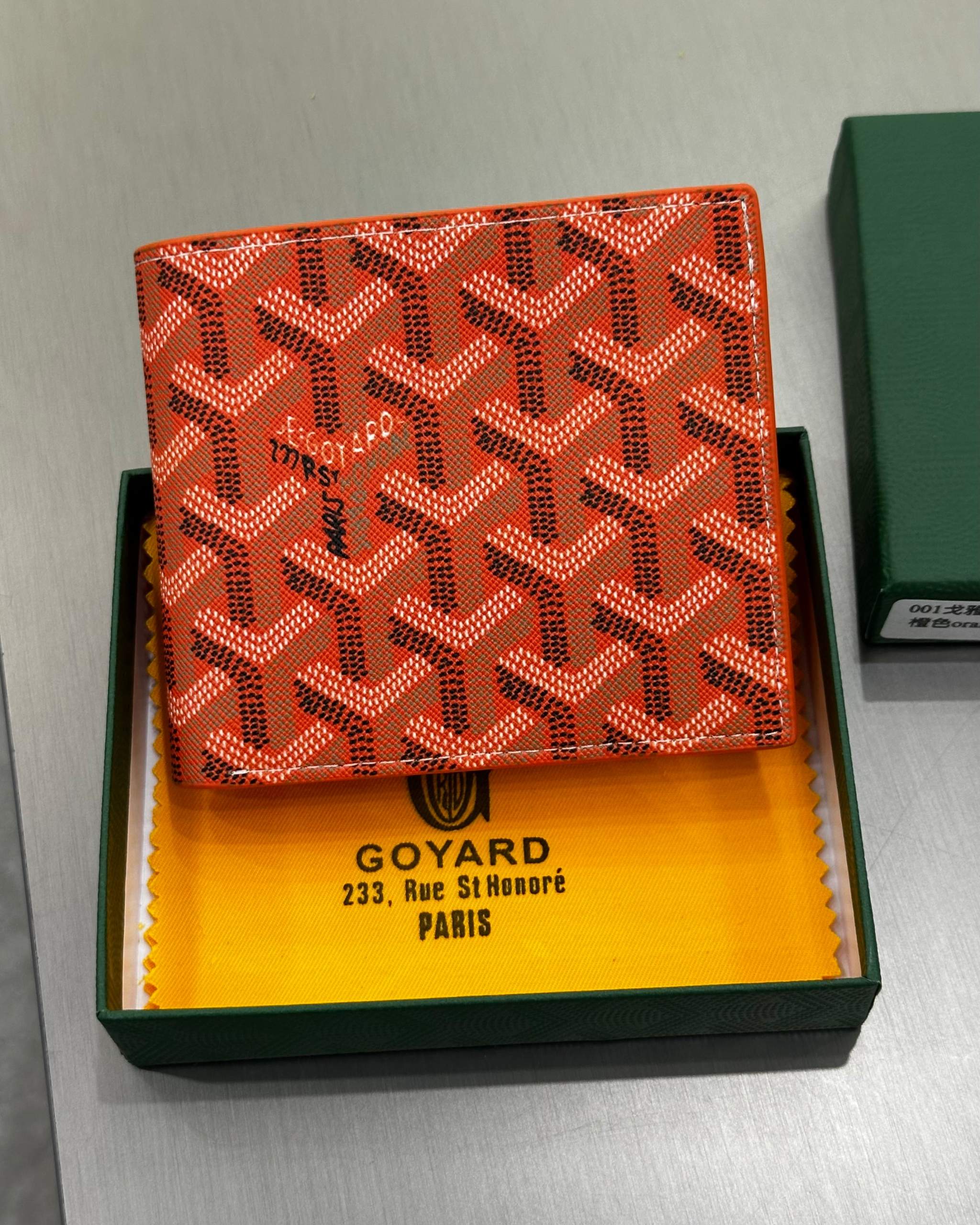 Goyard Victoire Wallet Orange