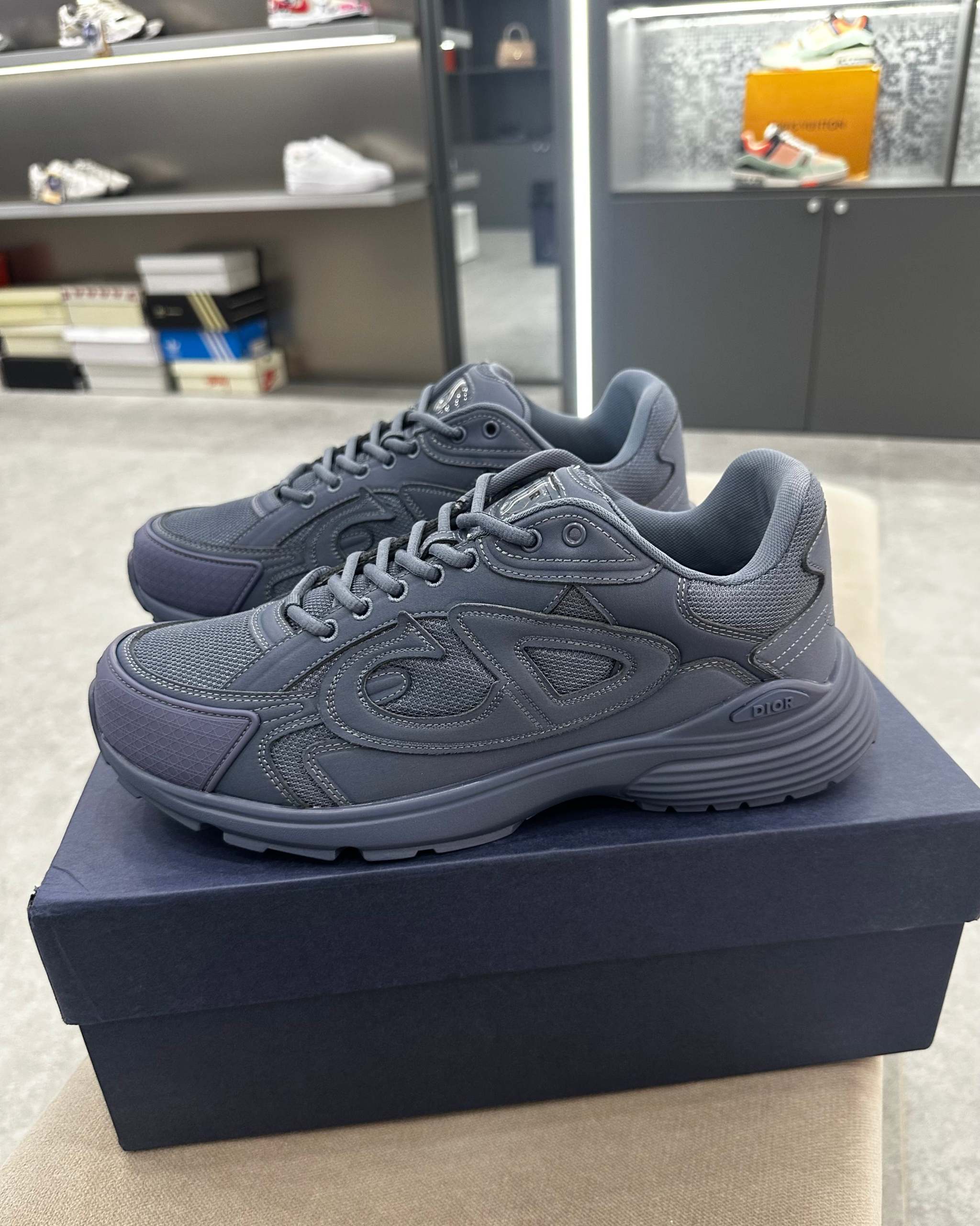 Dior x Stone island B30 Bleu Technical Mesh