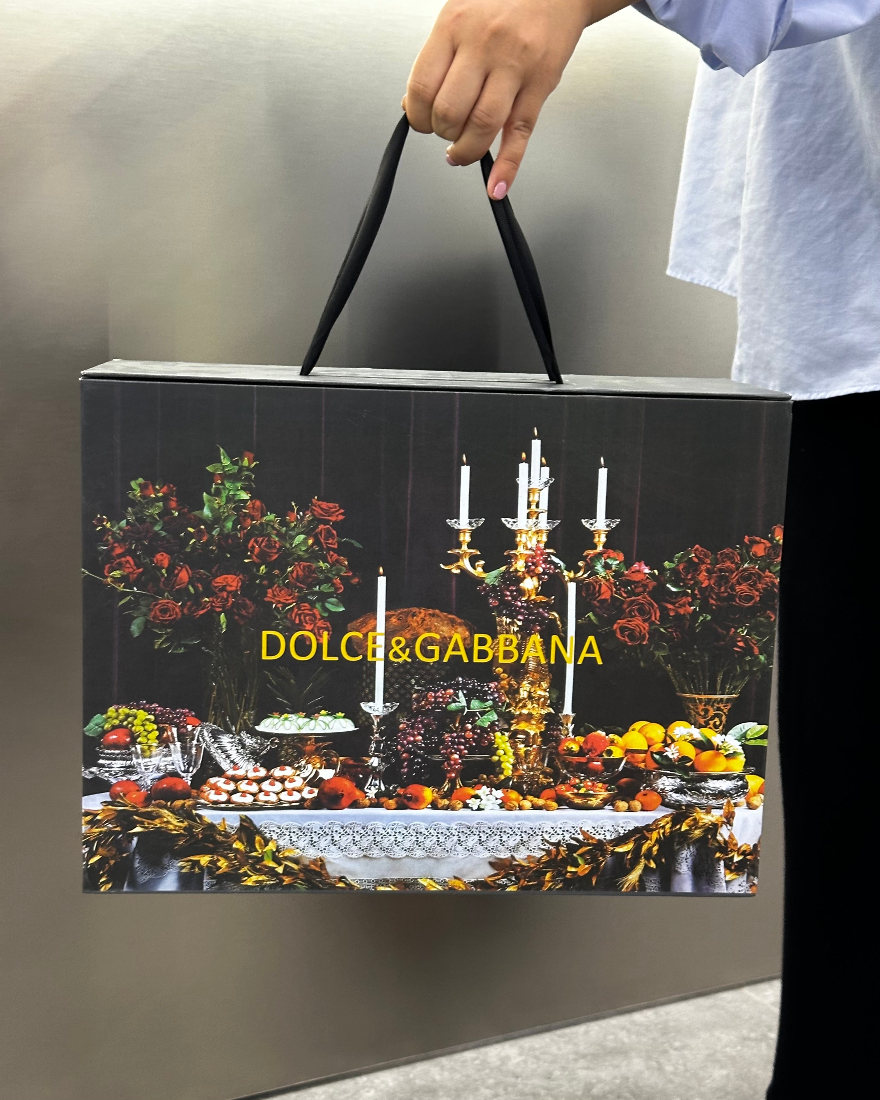 Dolce & Gabbana Medium Sicily Embossed Leather Satchel