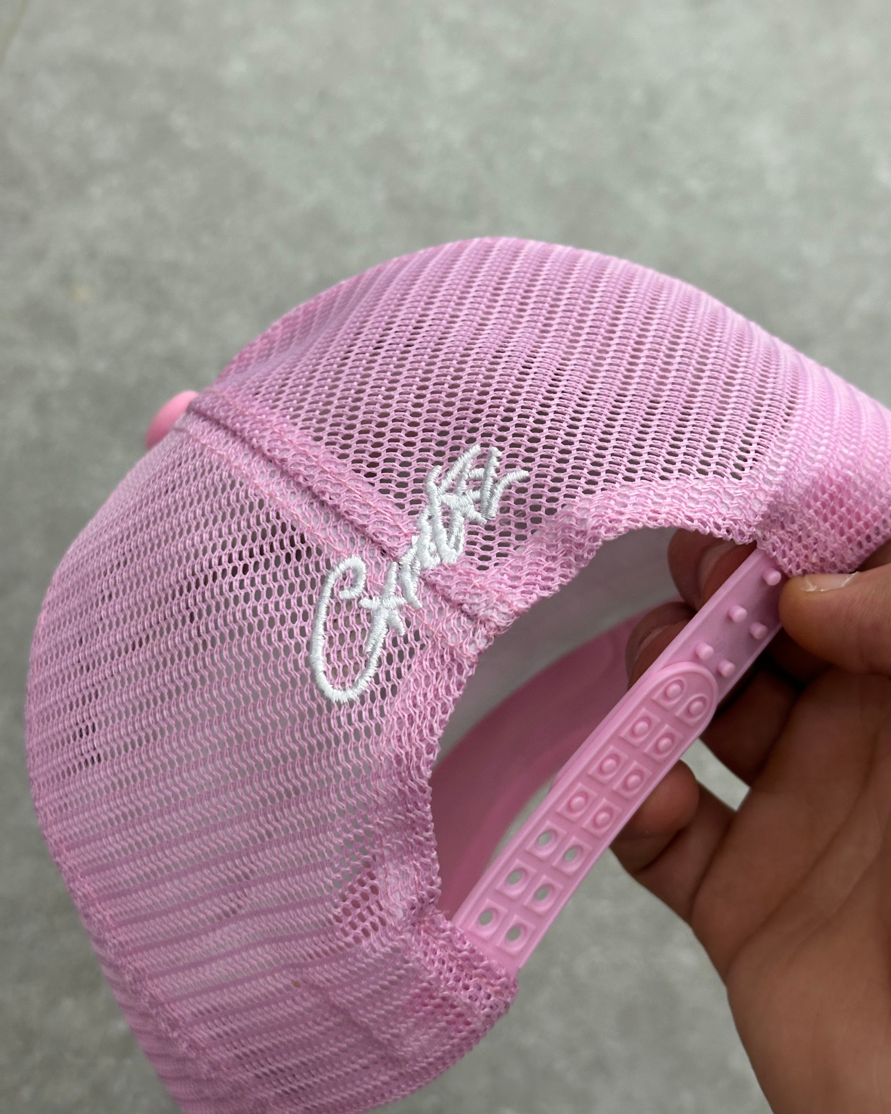 CORTEIZ 5 STARZ Alcatraz Trucker Hat – Pink