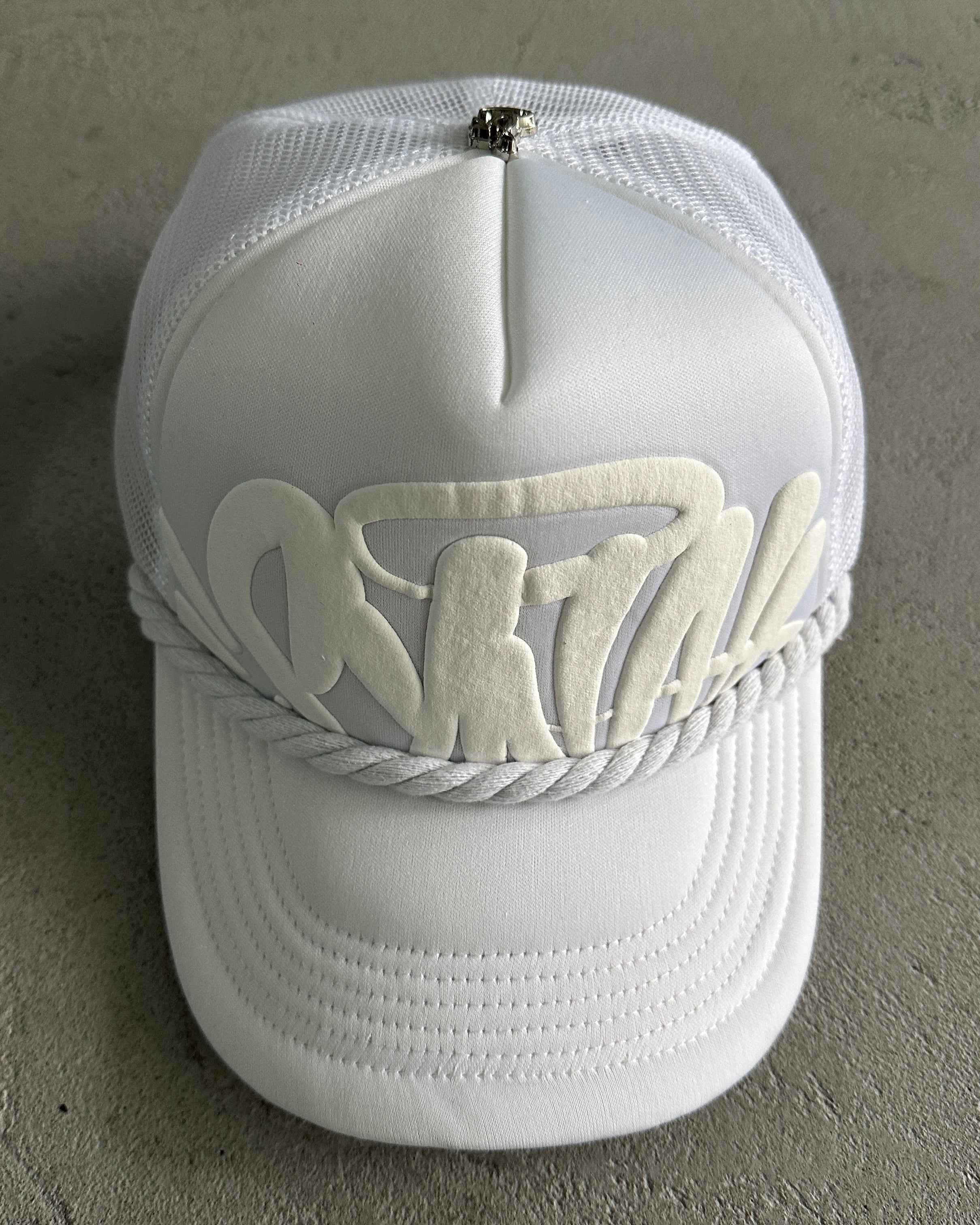 Syna World Rope Trucker Hat – White