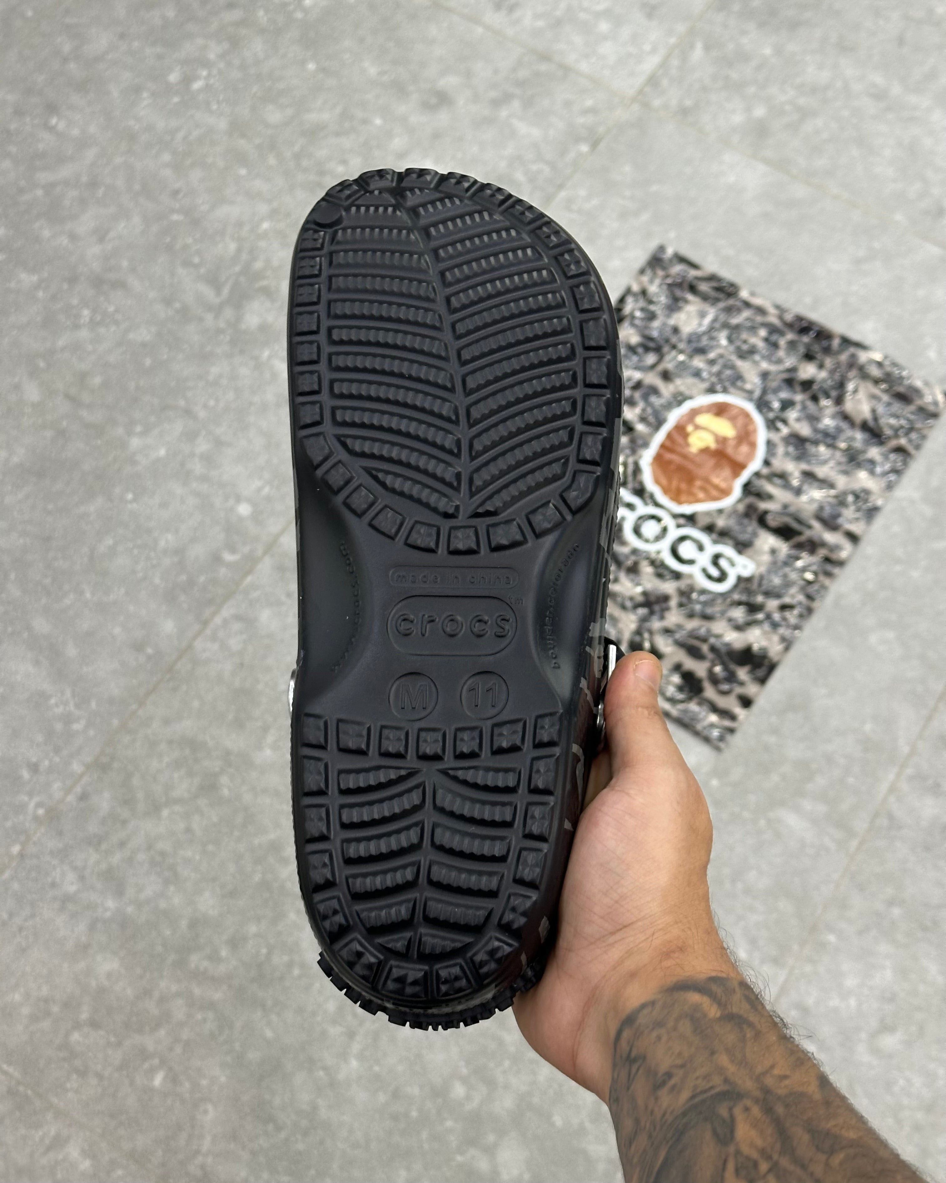 Crocs X A Bathing Ape ABC
Camo Black (Friends & Family)