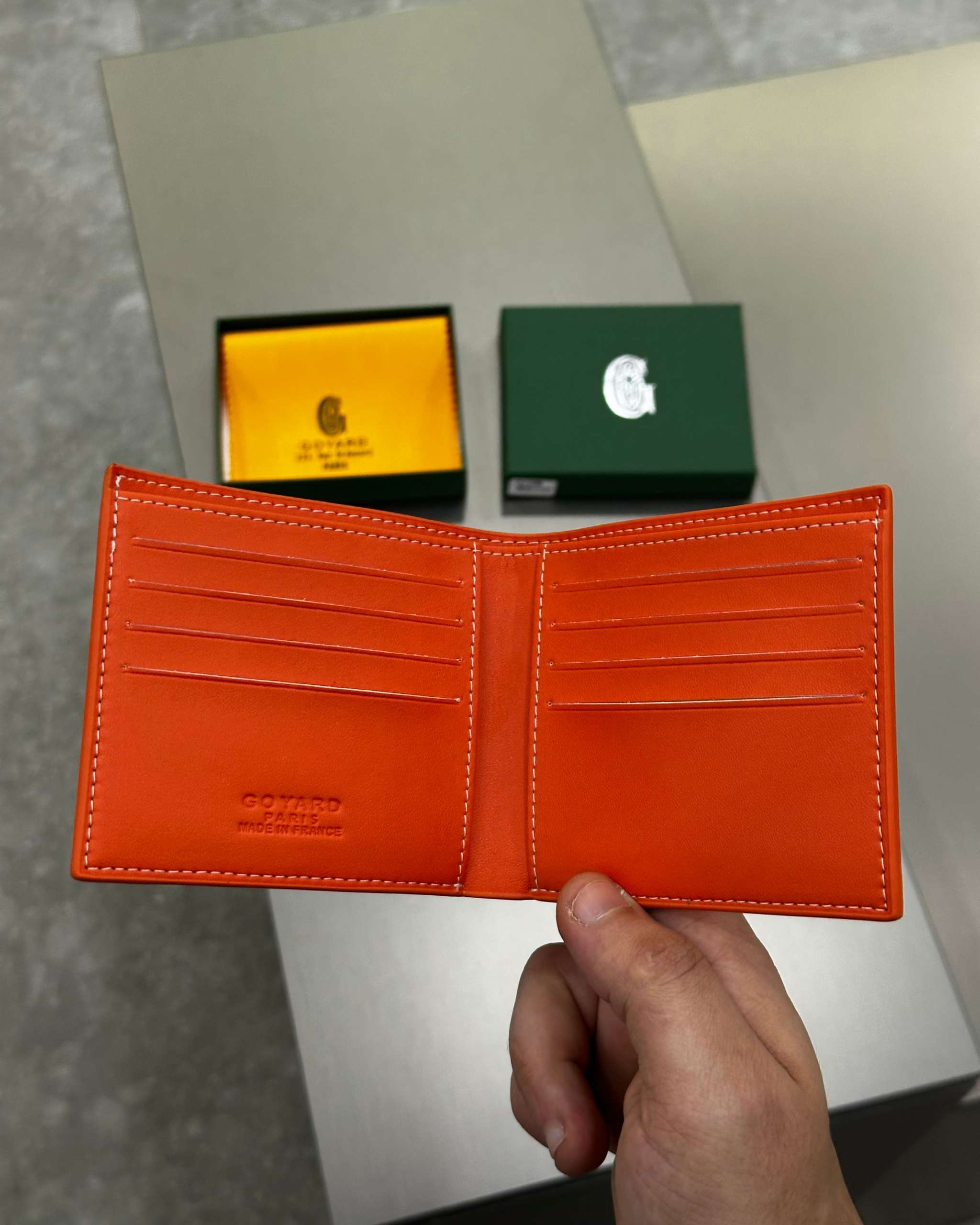 Goyard Victoire Wallet Orange