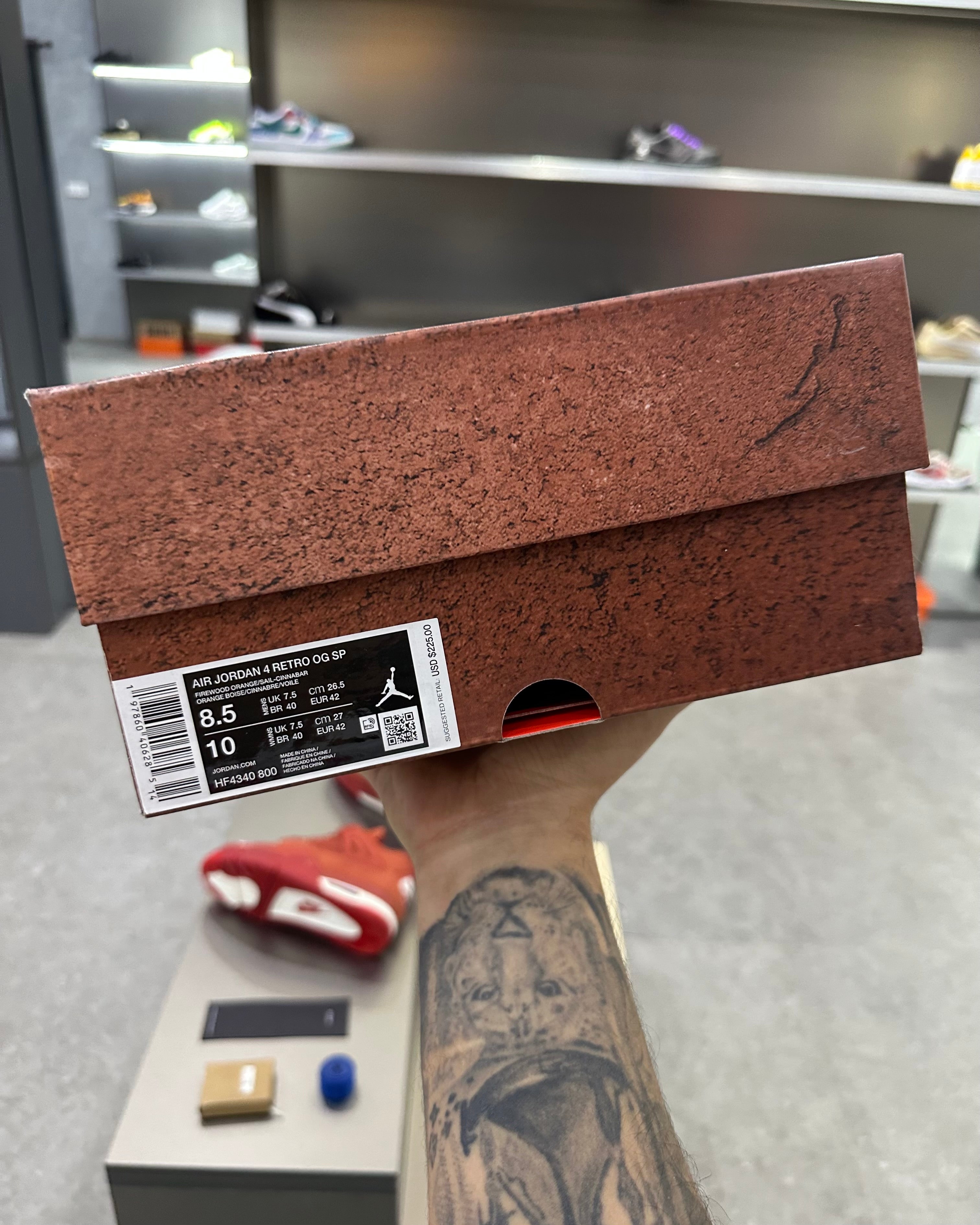 Air Jordan 4 Retro OG SP Nigel Sylvester Brick by Brick