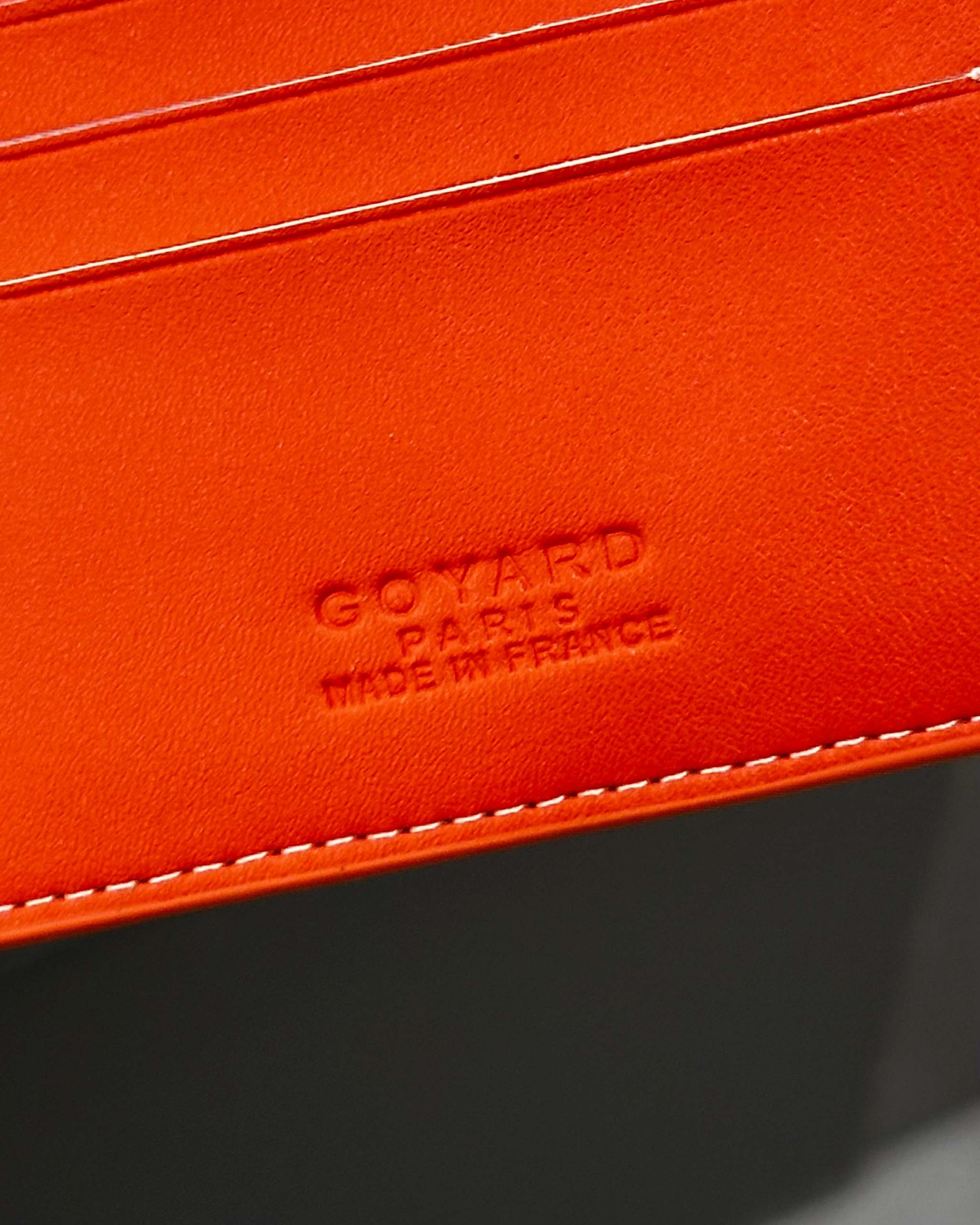 Goyard Victoire Wallet Orange