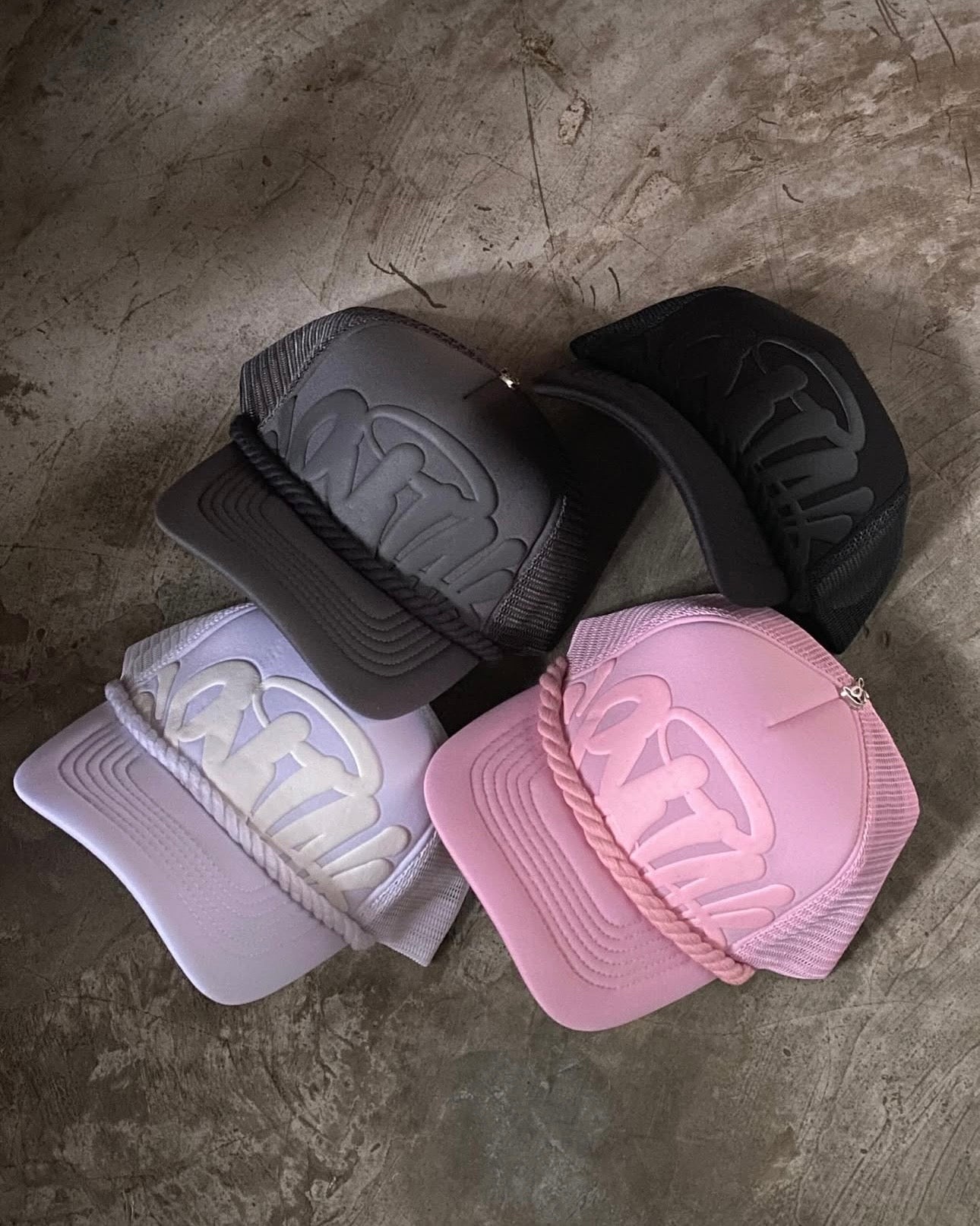Syna World Rope Trucker Hat – Pink