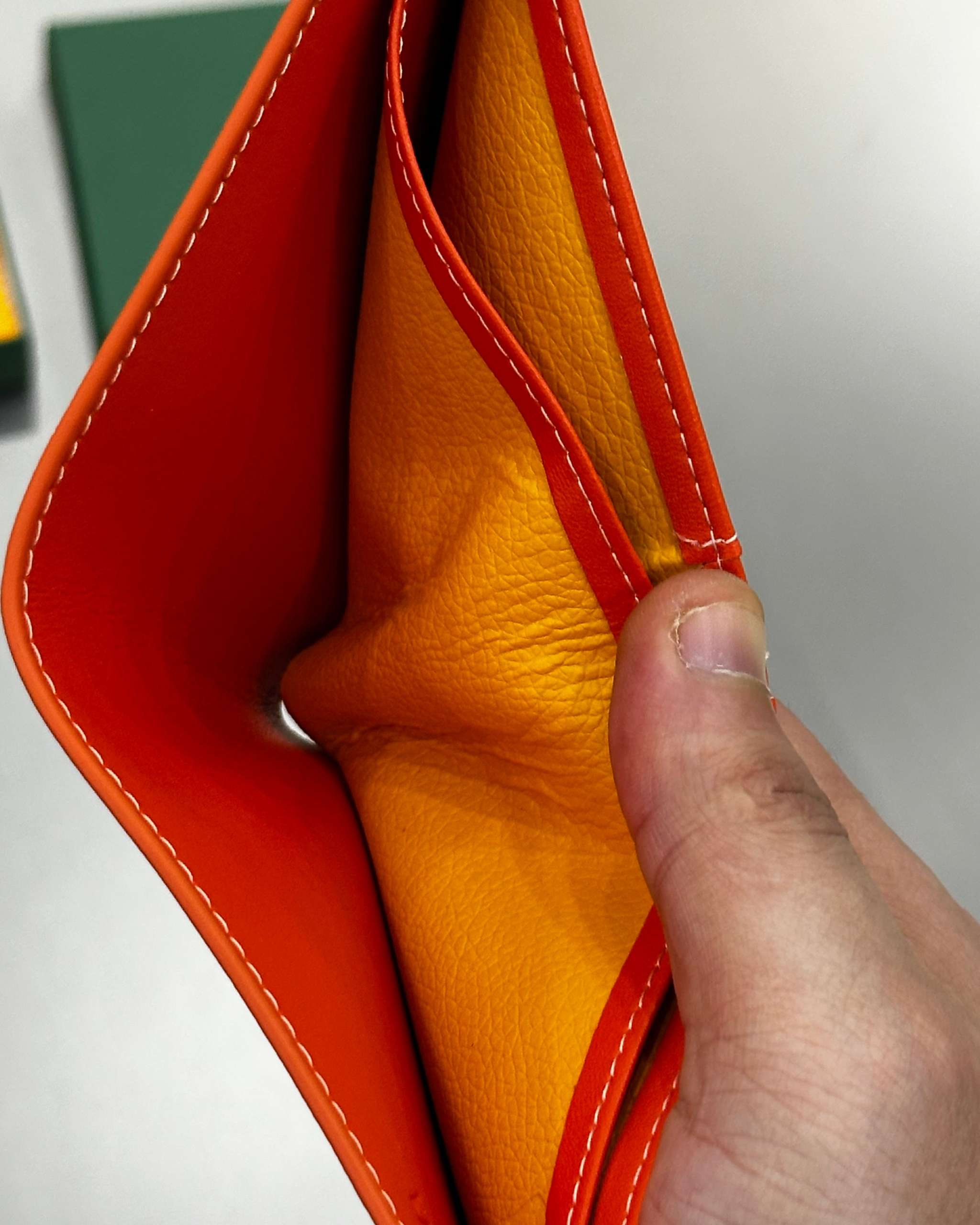 Goyard Victoire Wallet Orange