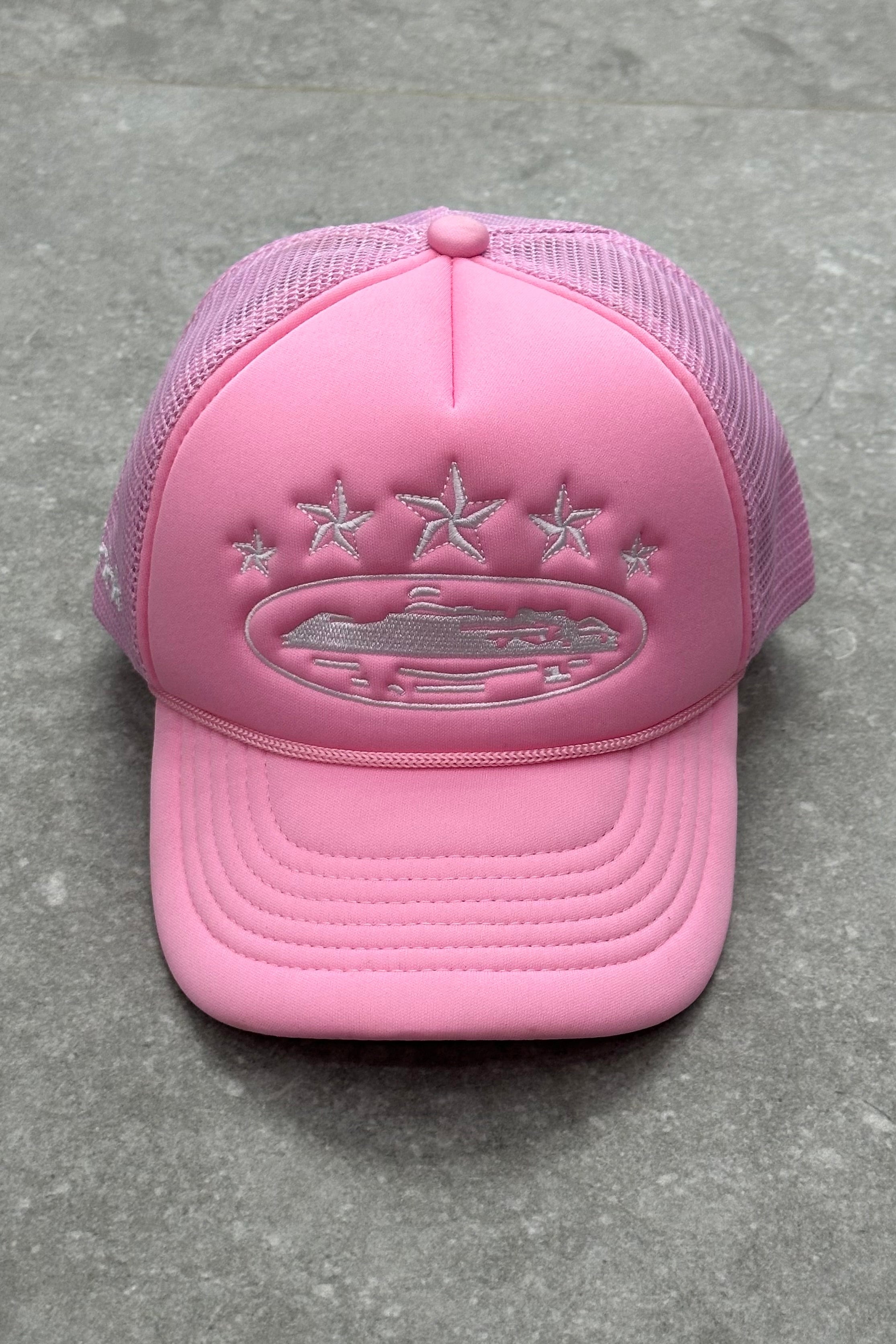CORTEIZ 5 STARZ Alcatraz Trucker Hat – Pink - MAGIC CITY