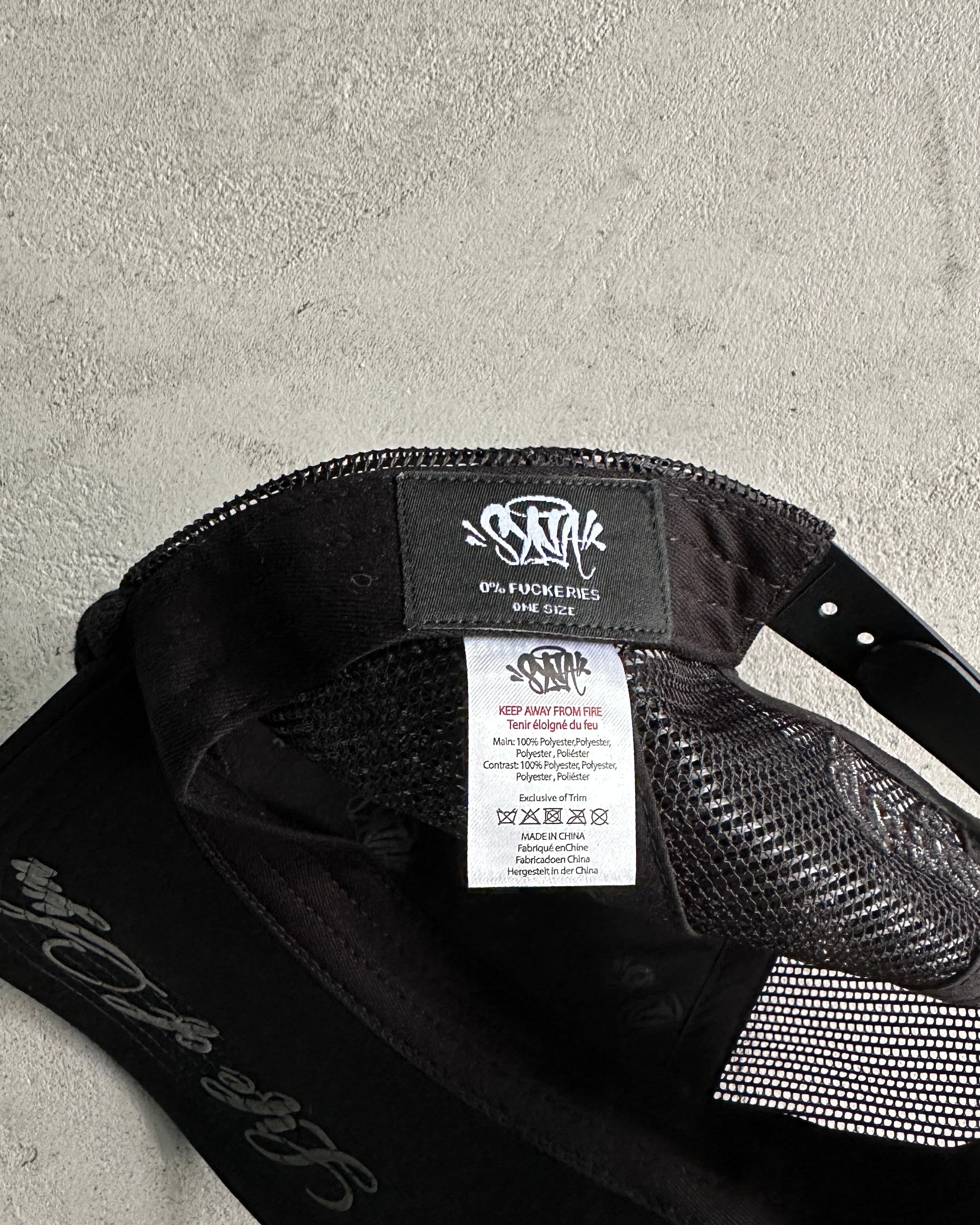 Syna World Rope Trucker Hat – BLACK
