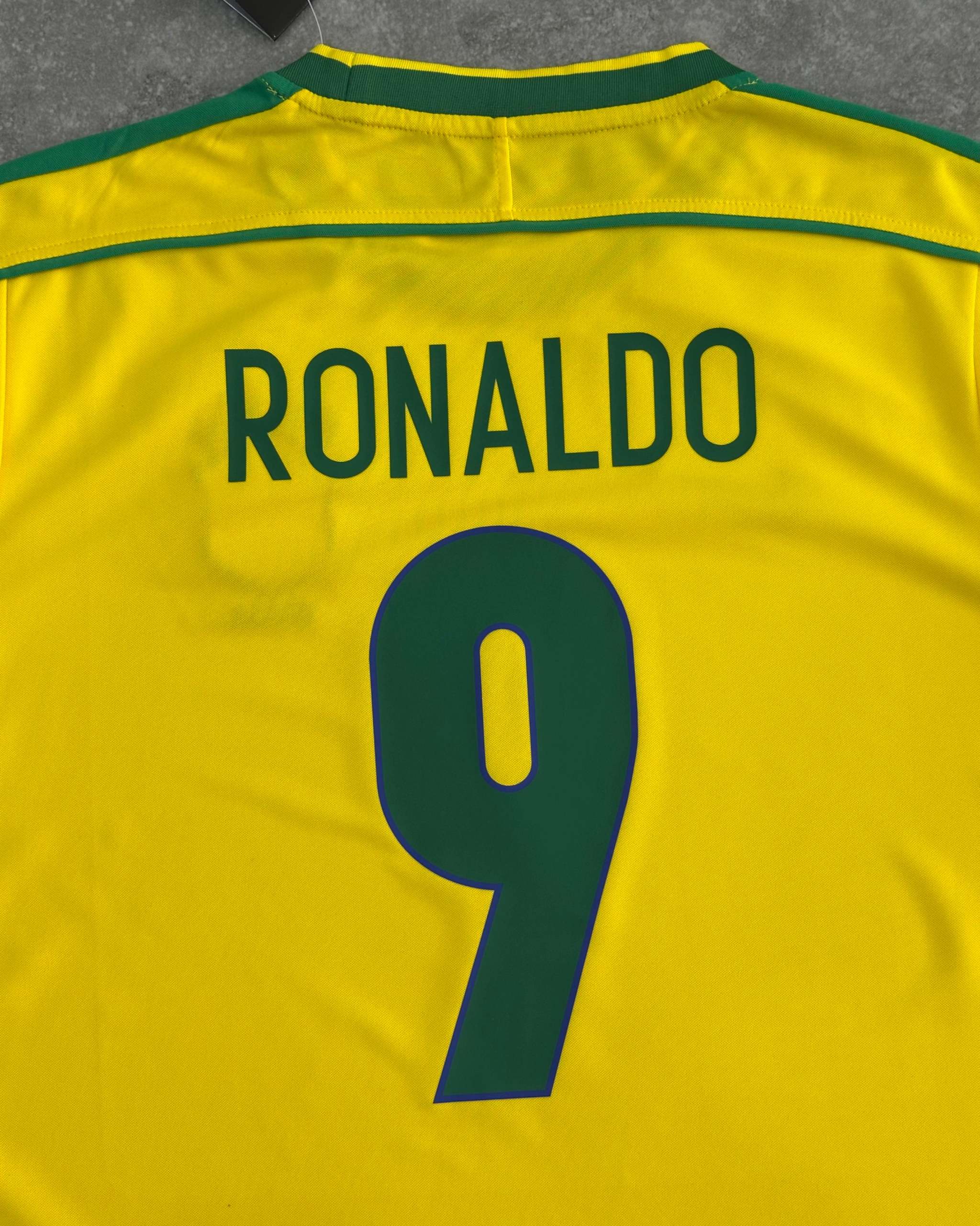 Nike Brazil 1998 Reissue Soccer Replica Jersey Varsity Ronaldo
