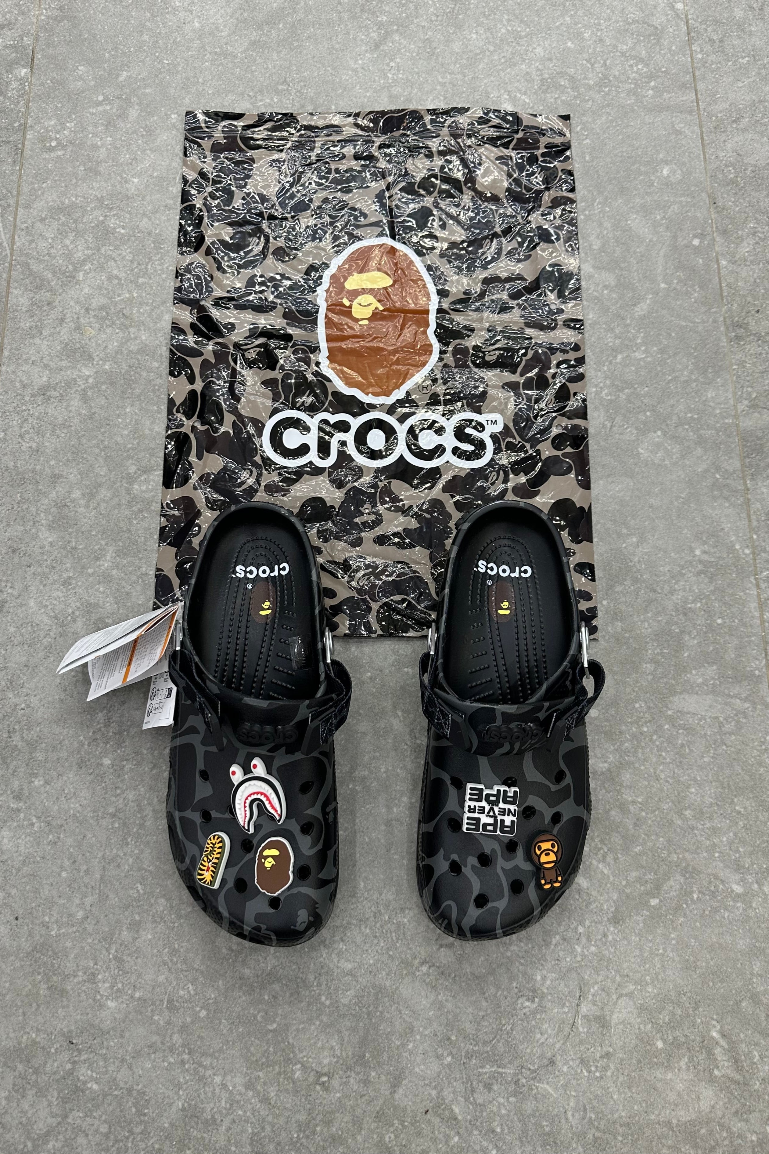 Crocs X A Bathing Ape ABC
Camo Black (Friends & Family) - MAGIC CITY