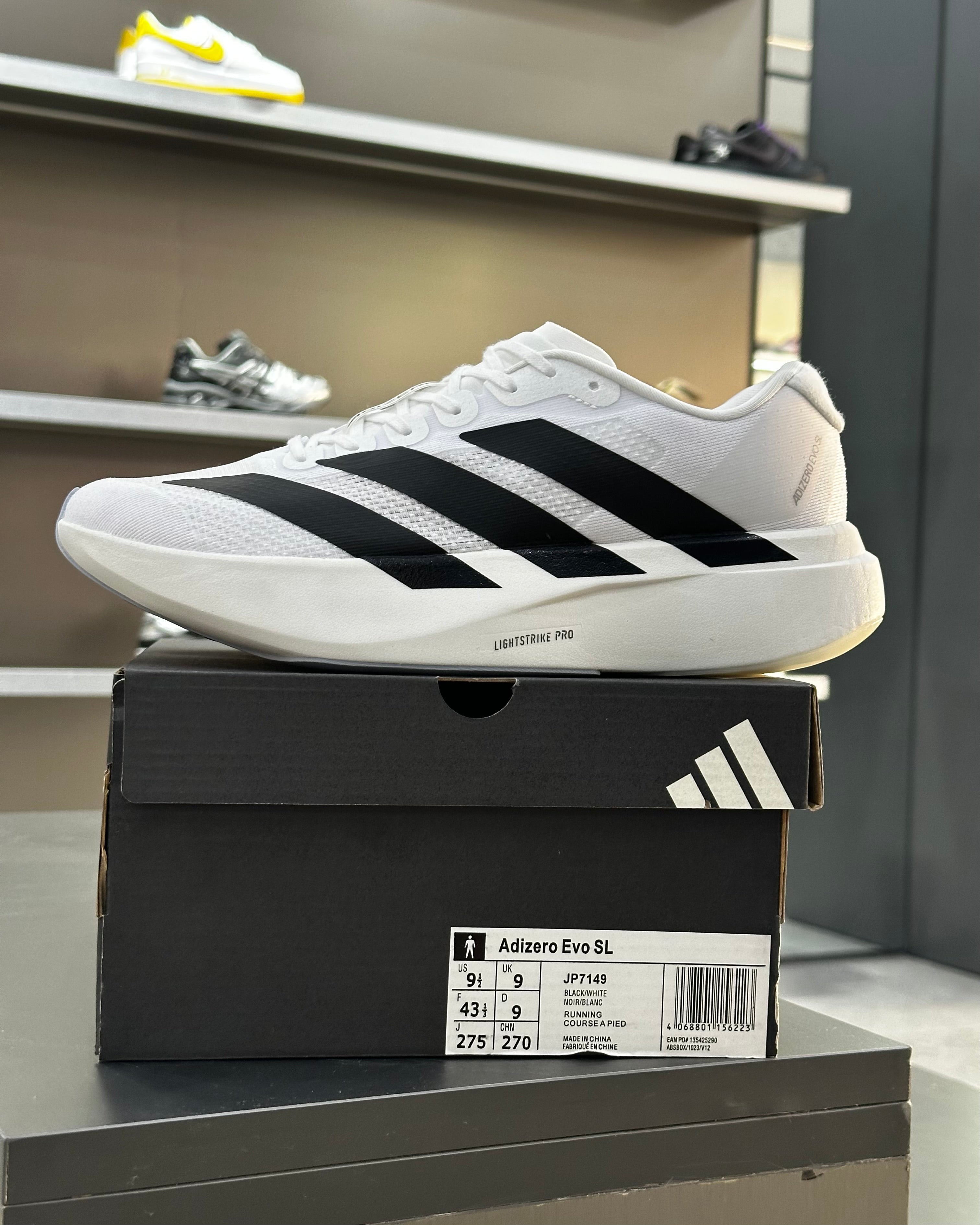 Adidas Adizero Evo SL White Black