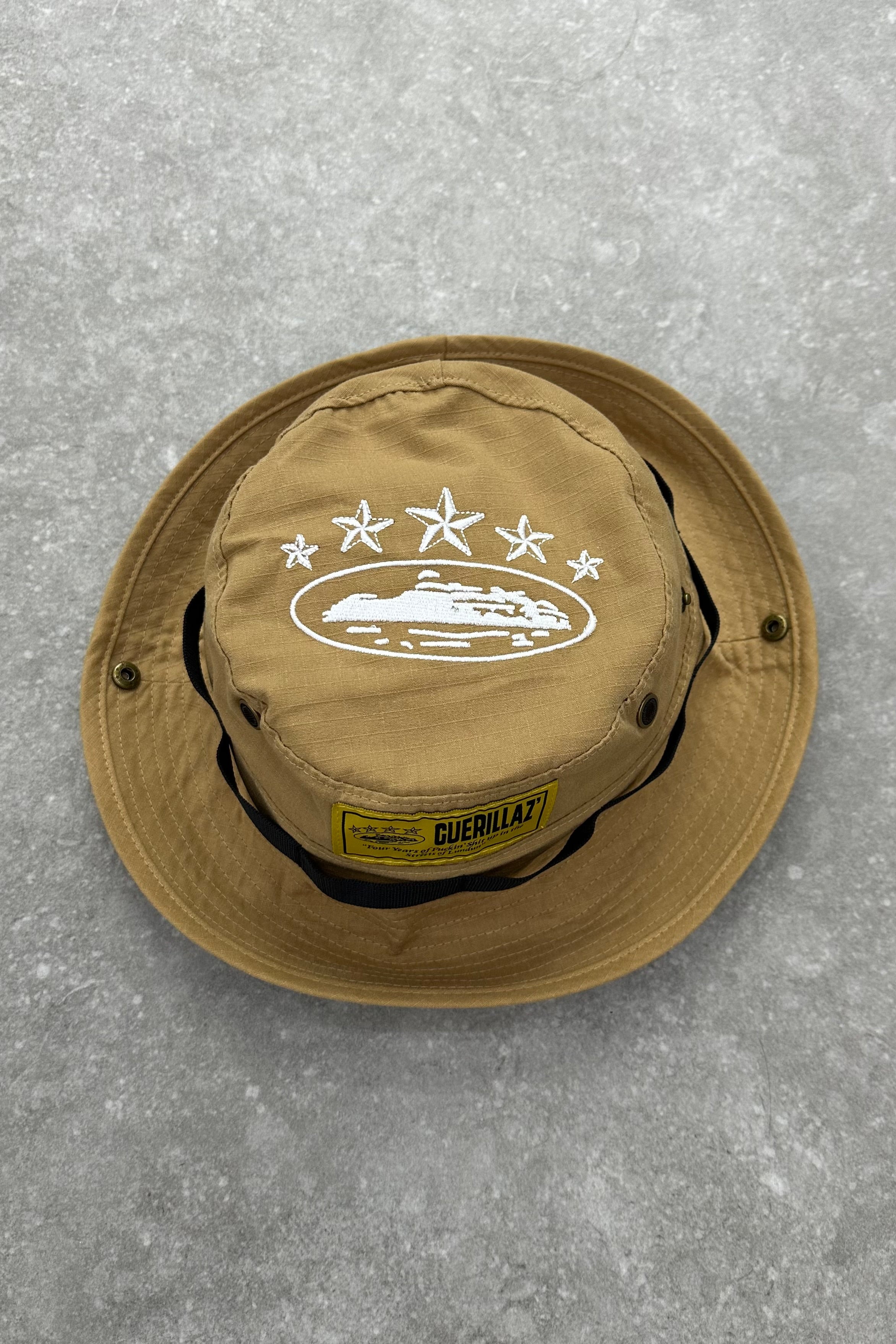 Corteiz OG Guerillaz Bucket Hat - Sandy - MAGIC CITY