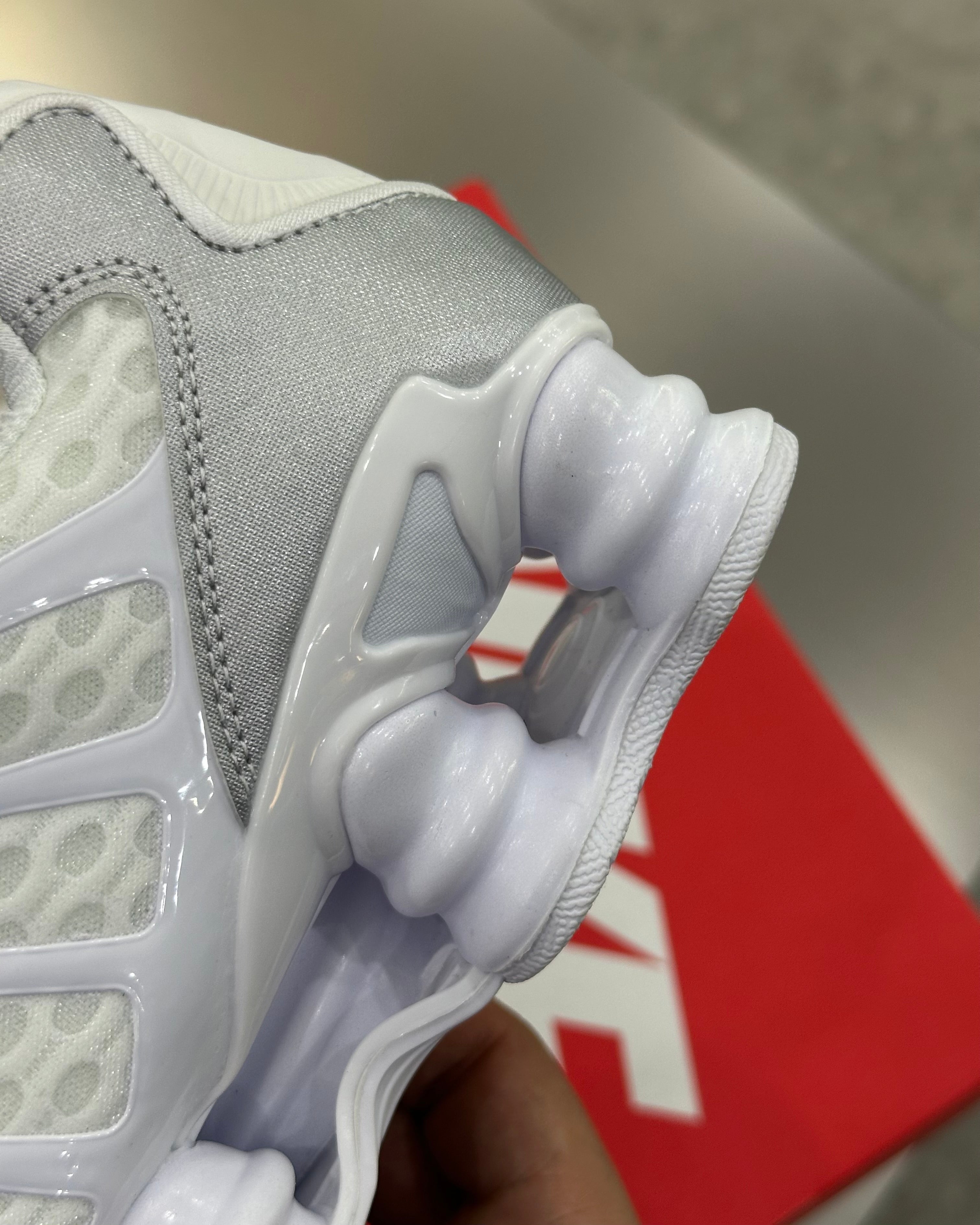 Nike Shox TL White Metallic Silver