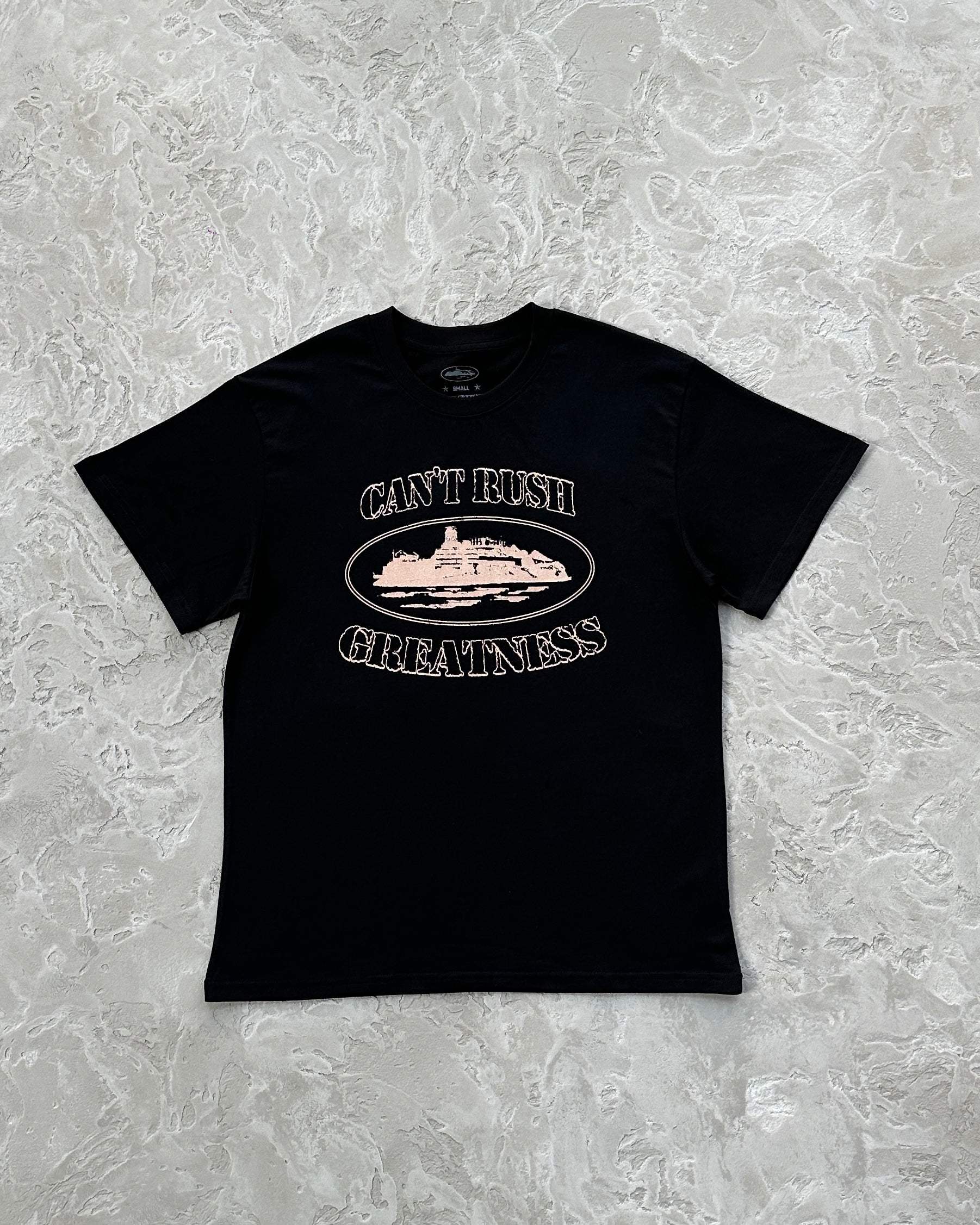 Corteiz × Cental Cee Can't Rush
Greatness Tee Black Men's - SS25