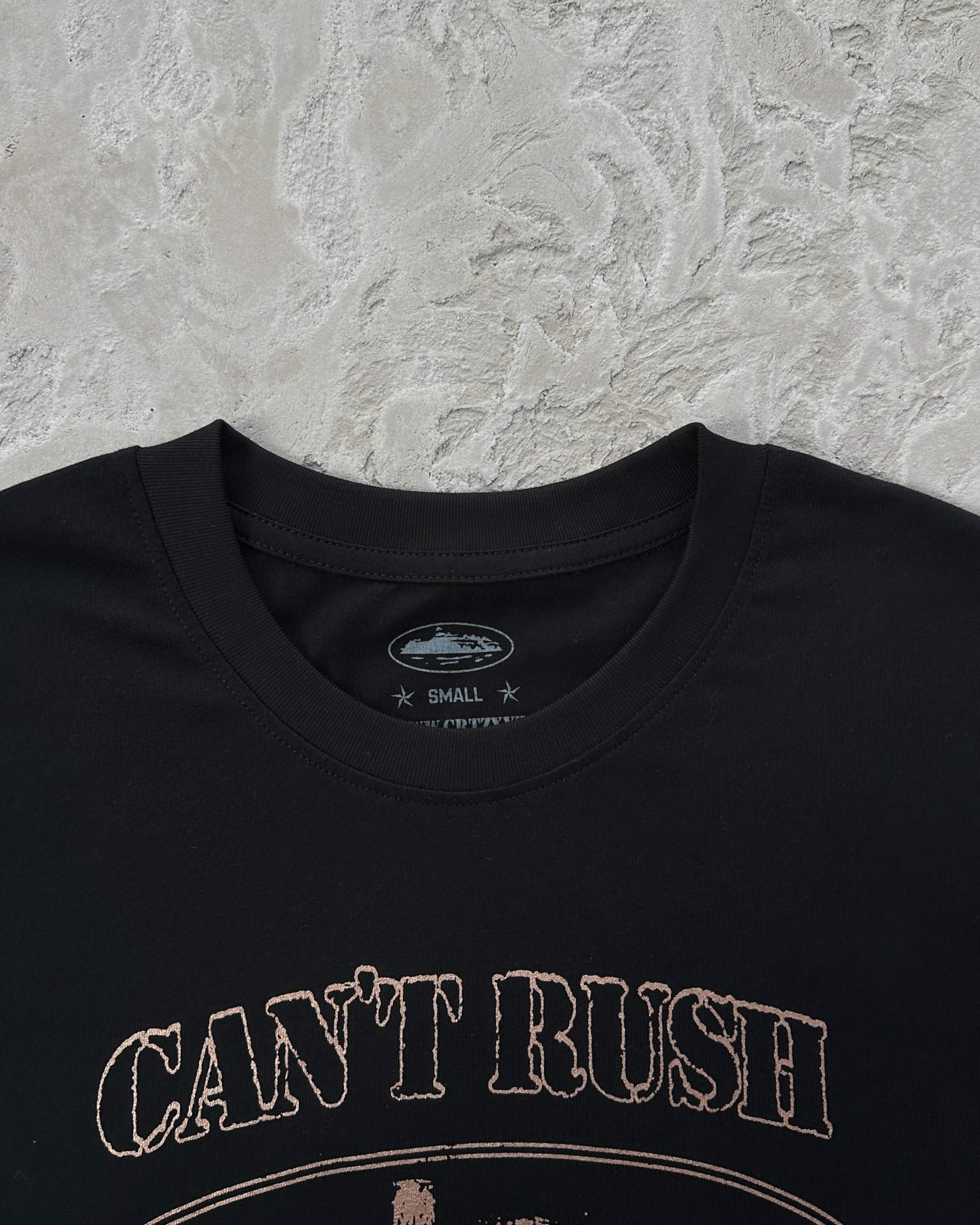 Corteiz × Cental Cee Can't Rush
Greatness Tee Black Men's - SS25