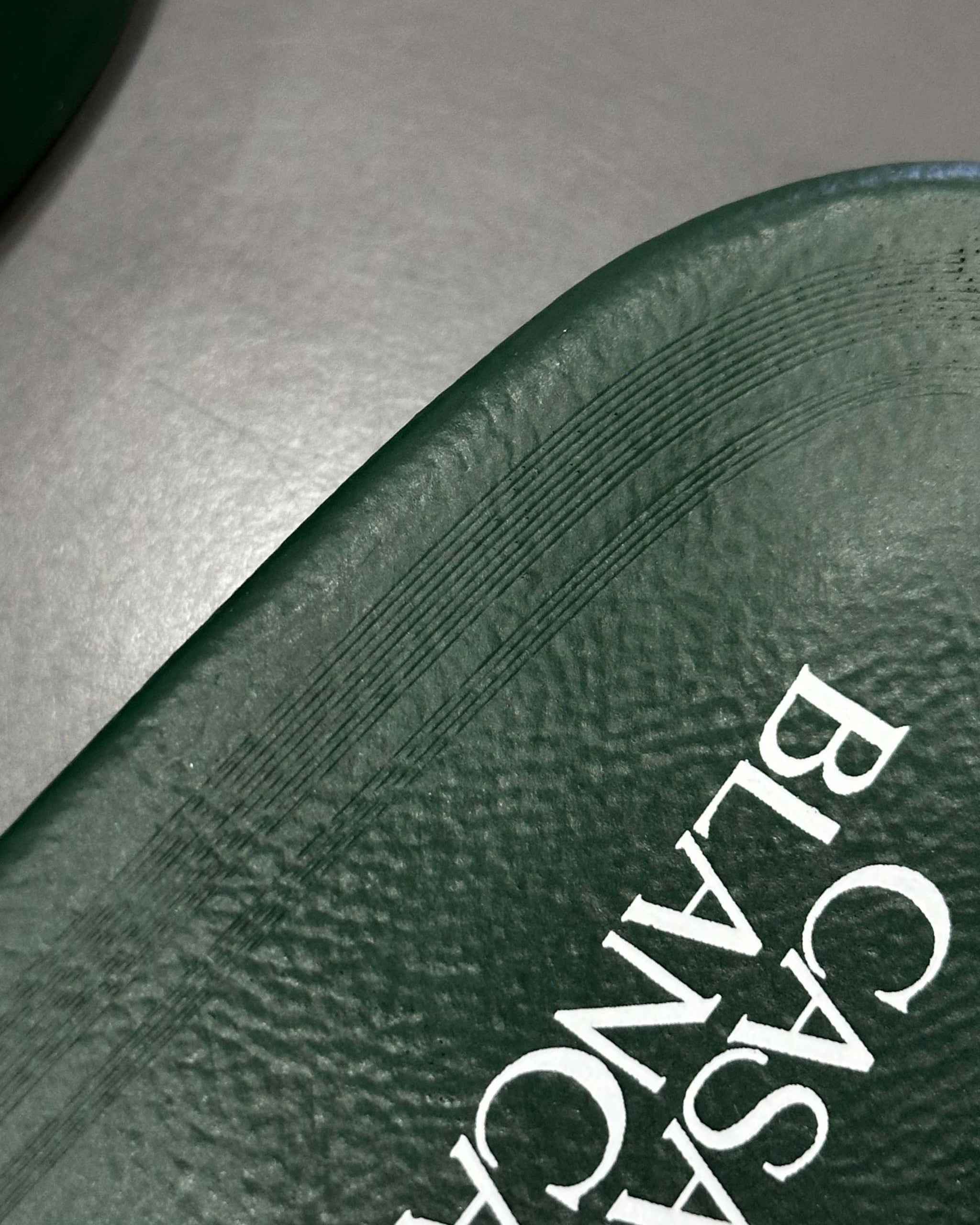 Casablanca Paris Embroidered terry slide Green - MAGIC CITY