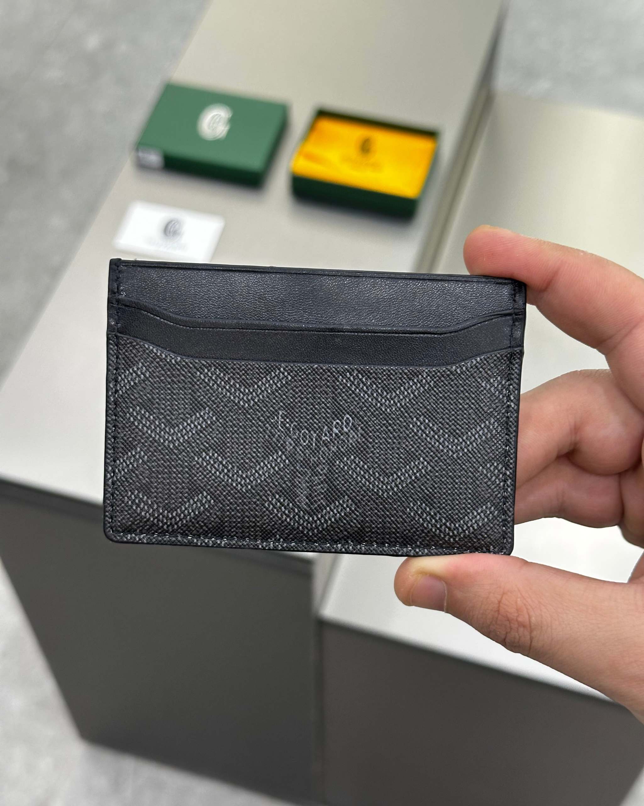Goyard Saint Sulpice Black & Red