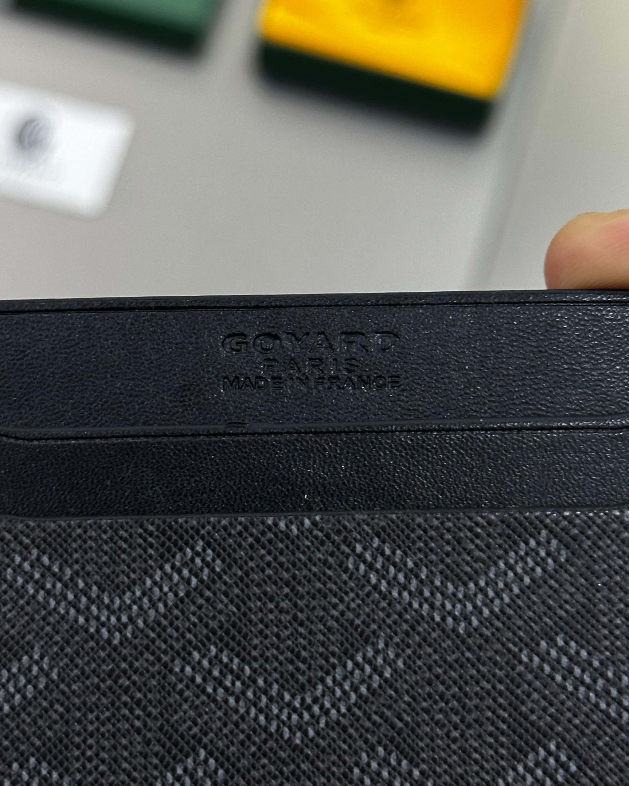 Goyard Saint Sulpice Black & Red