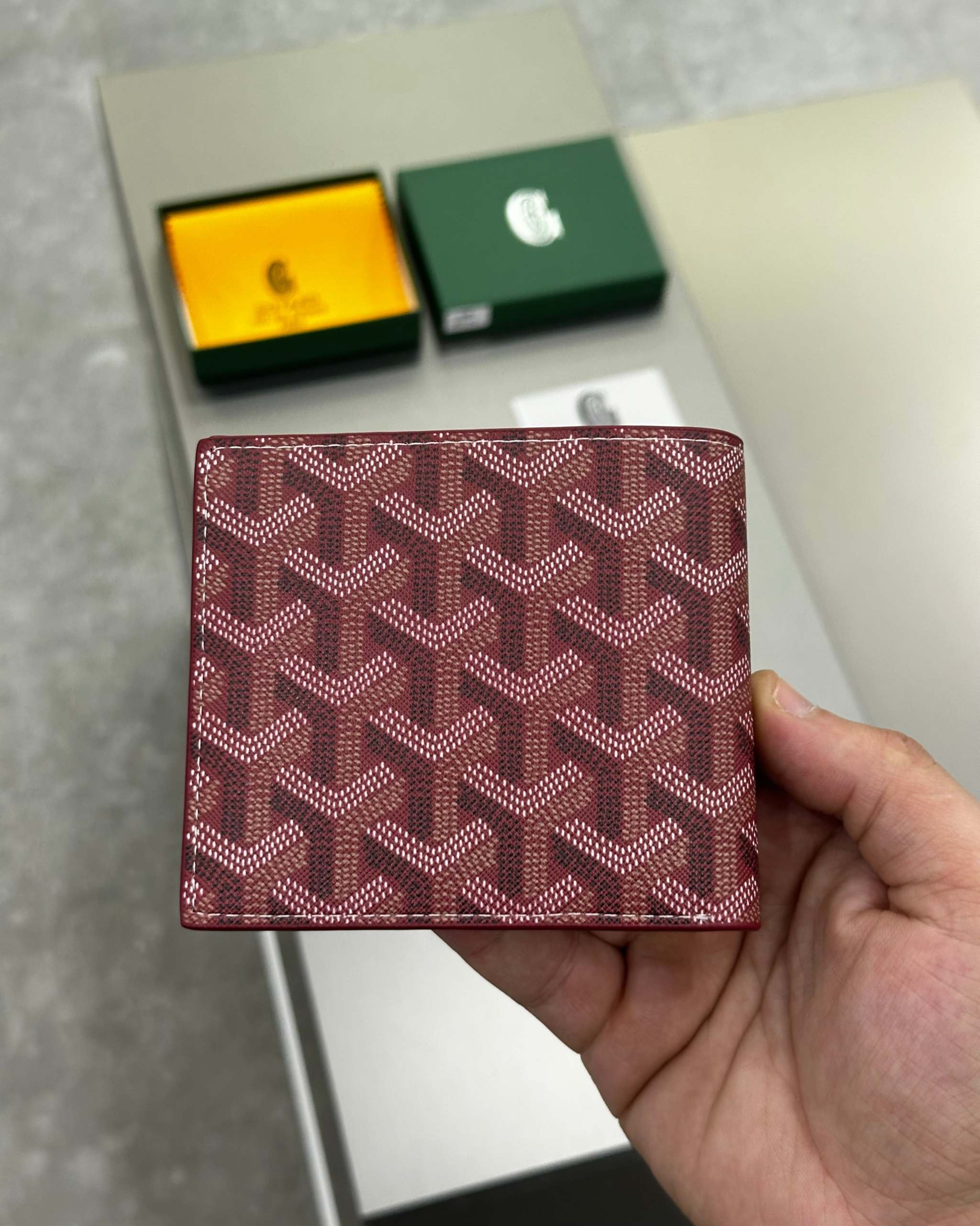 Goyard Victoire Wallet Red